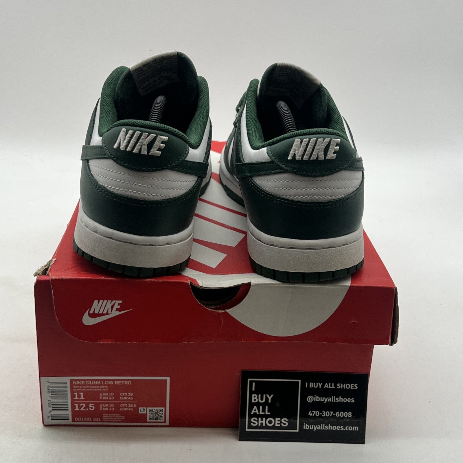 Size 11 - Nike Dunk Low Michigan State (DD1391-101)