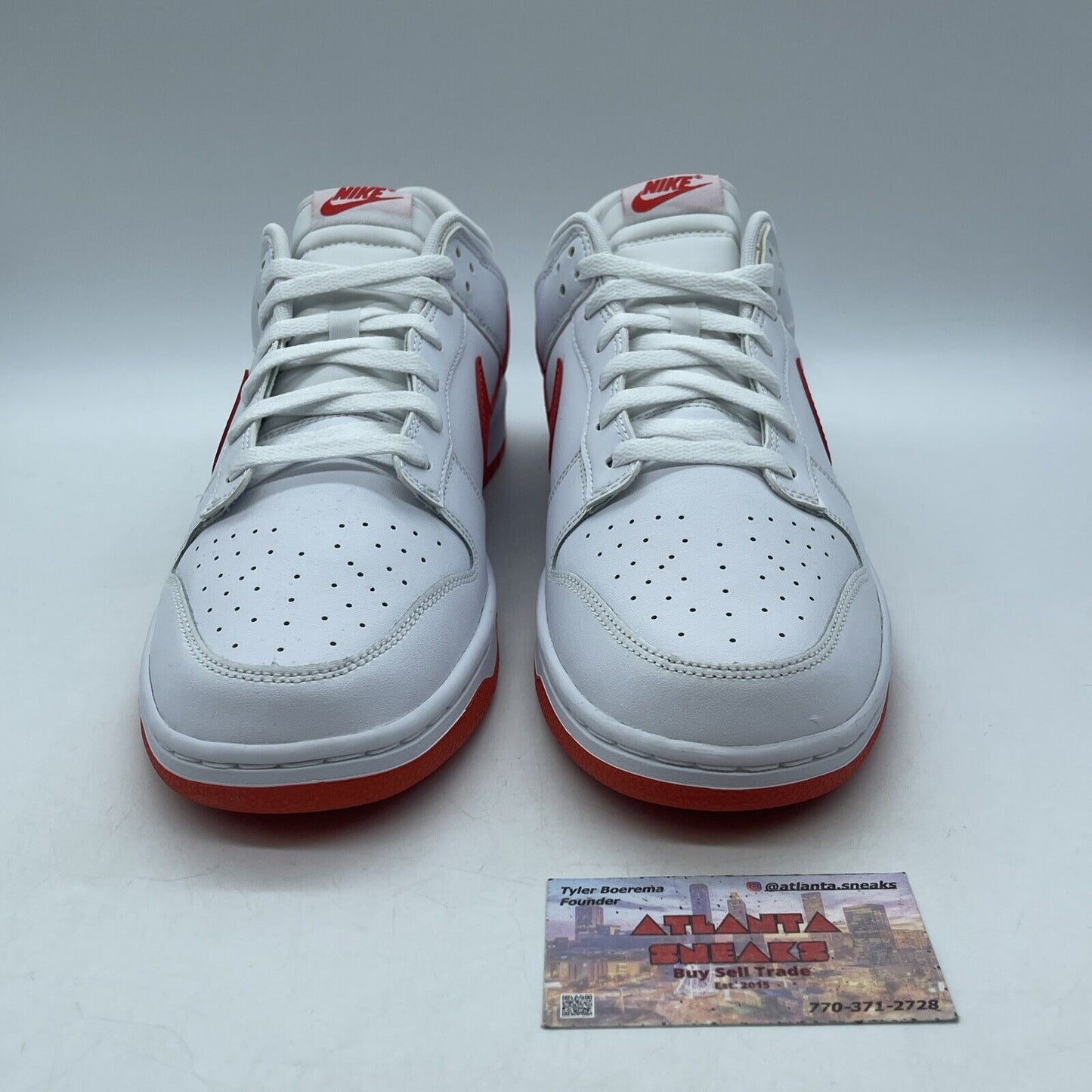 Size 12 - Nike Dunk Low Picante Red White Leather (DV0831-103)