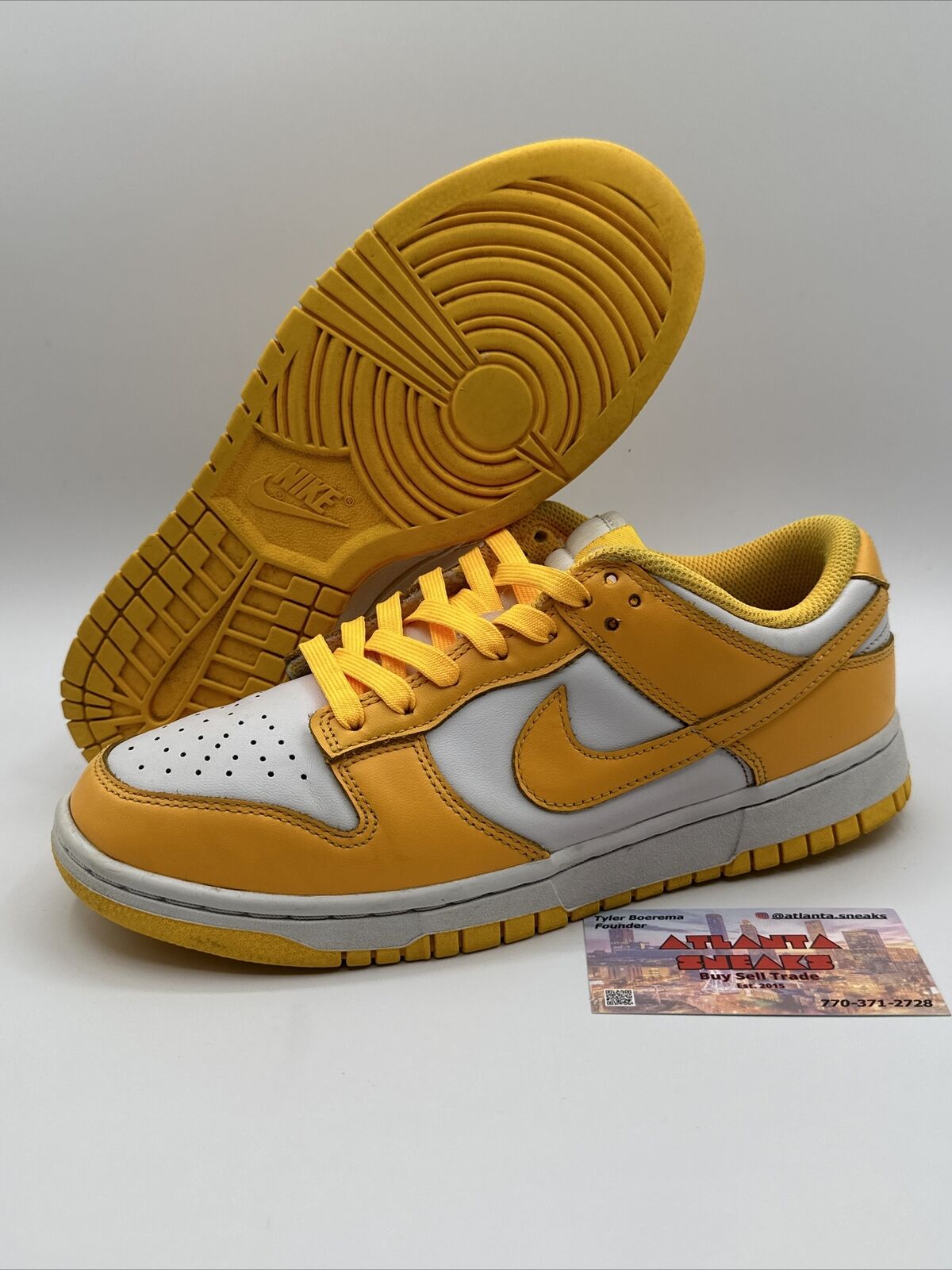 Size 8.5 Womens - Nike Dunk Low Laser Orange 7 Mens
