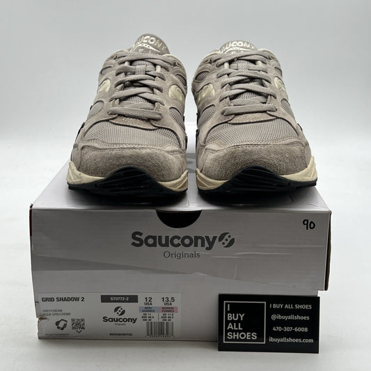Size 12 - Saucony Grid Shadow 2 Grey Cream (S70772-2)