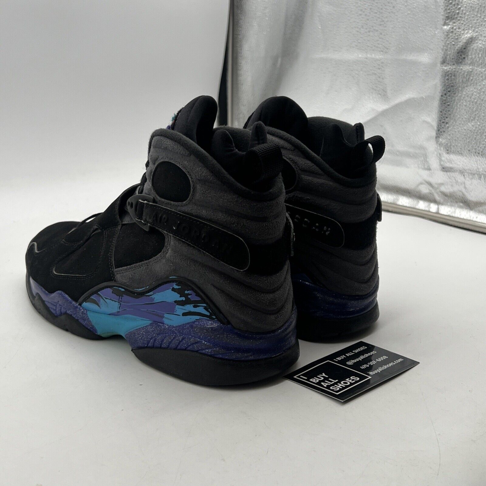 Size 10.5 - Air Jordan 8 Retro Aqua 2015 (305381-025)
