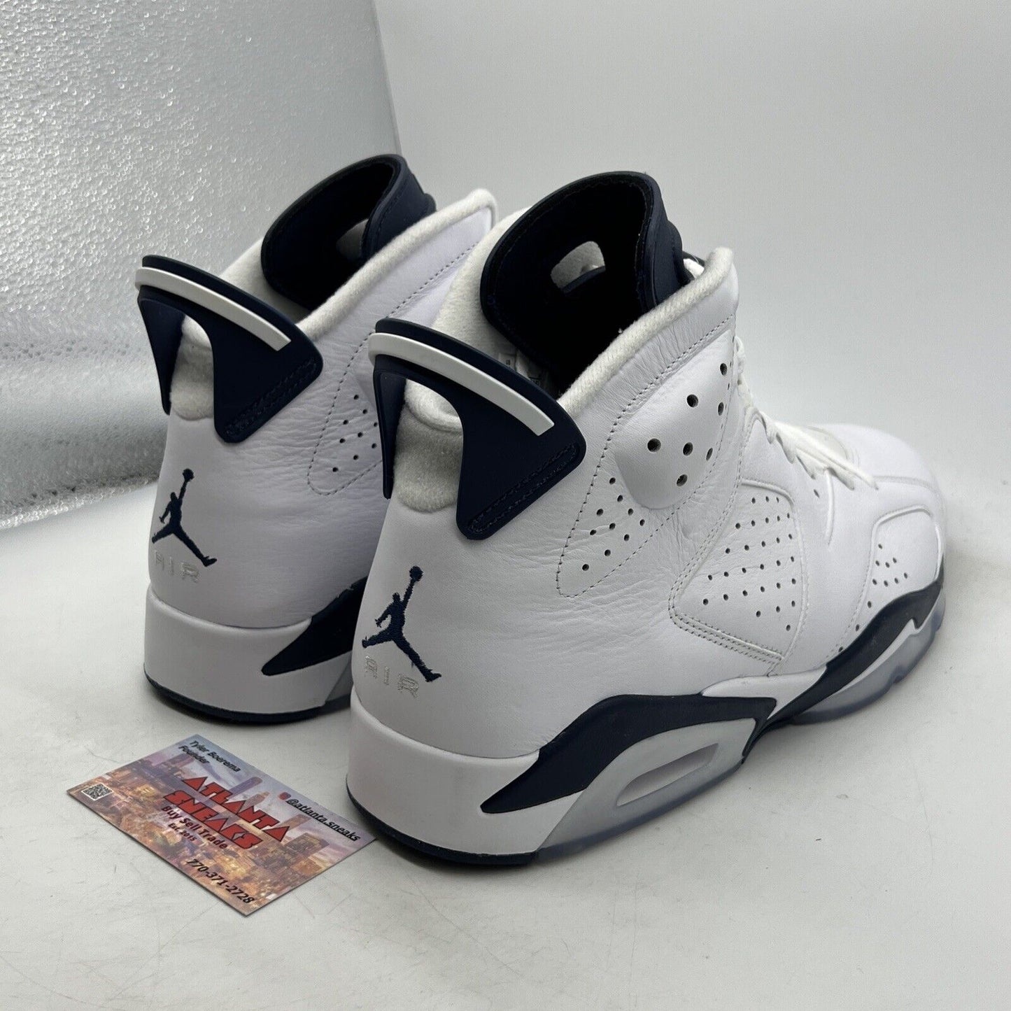 Size 14 - Jordan 6 Retro Midnight Navy White Get Leather (CT8529-141)