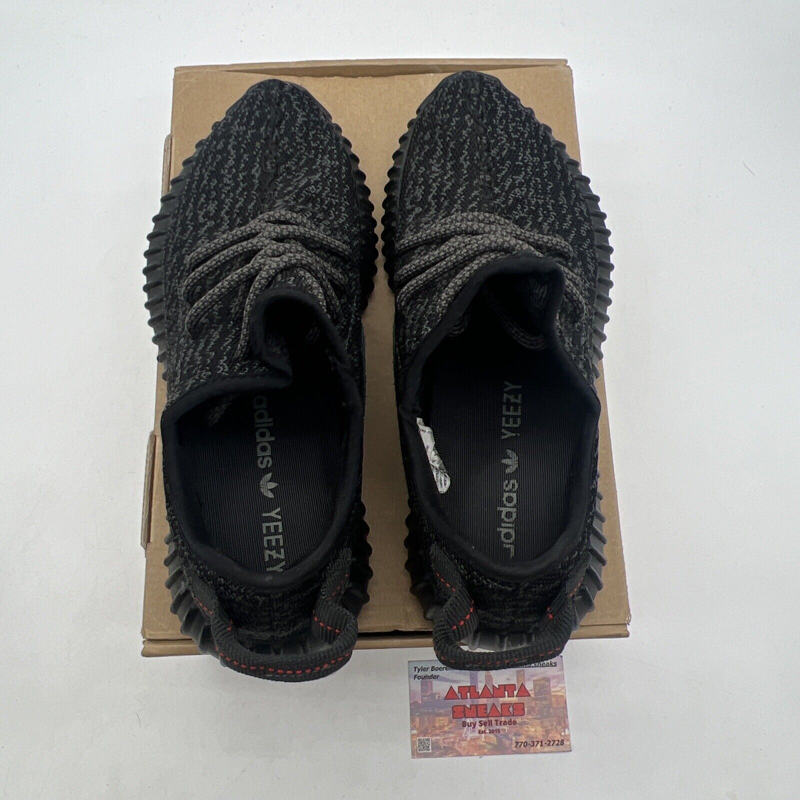 Size 6 - adidas Yeezy Boost 350 2016 Pirate Black Red (BB5350)