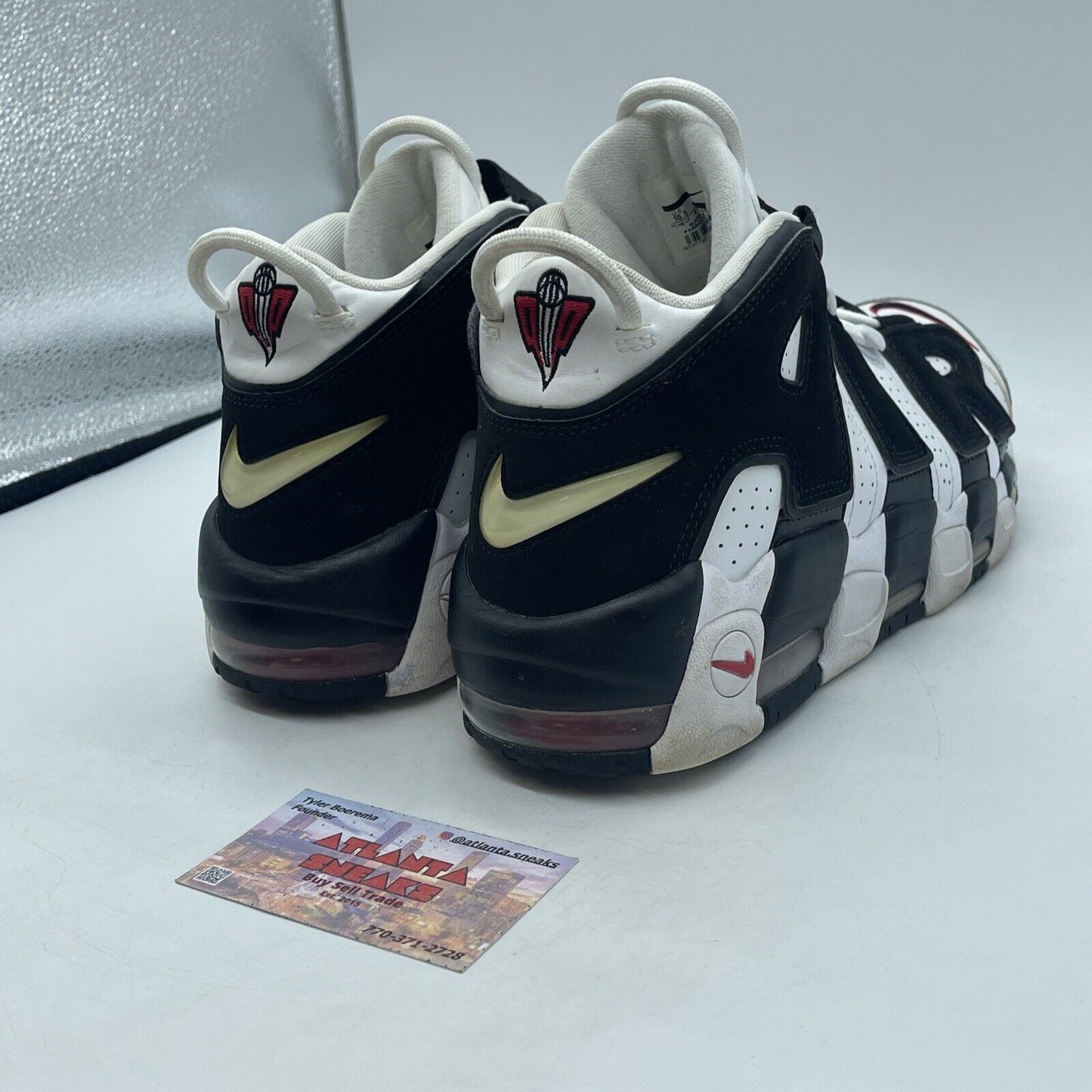 Size 10.5 - Nike Air More Uptempo Scottie Pippen White Leather  (414962-105)