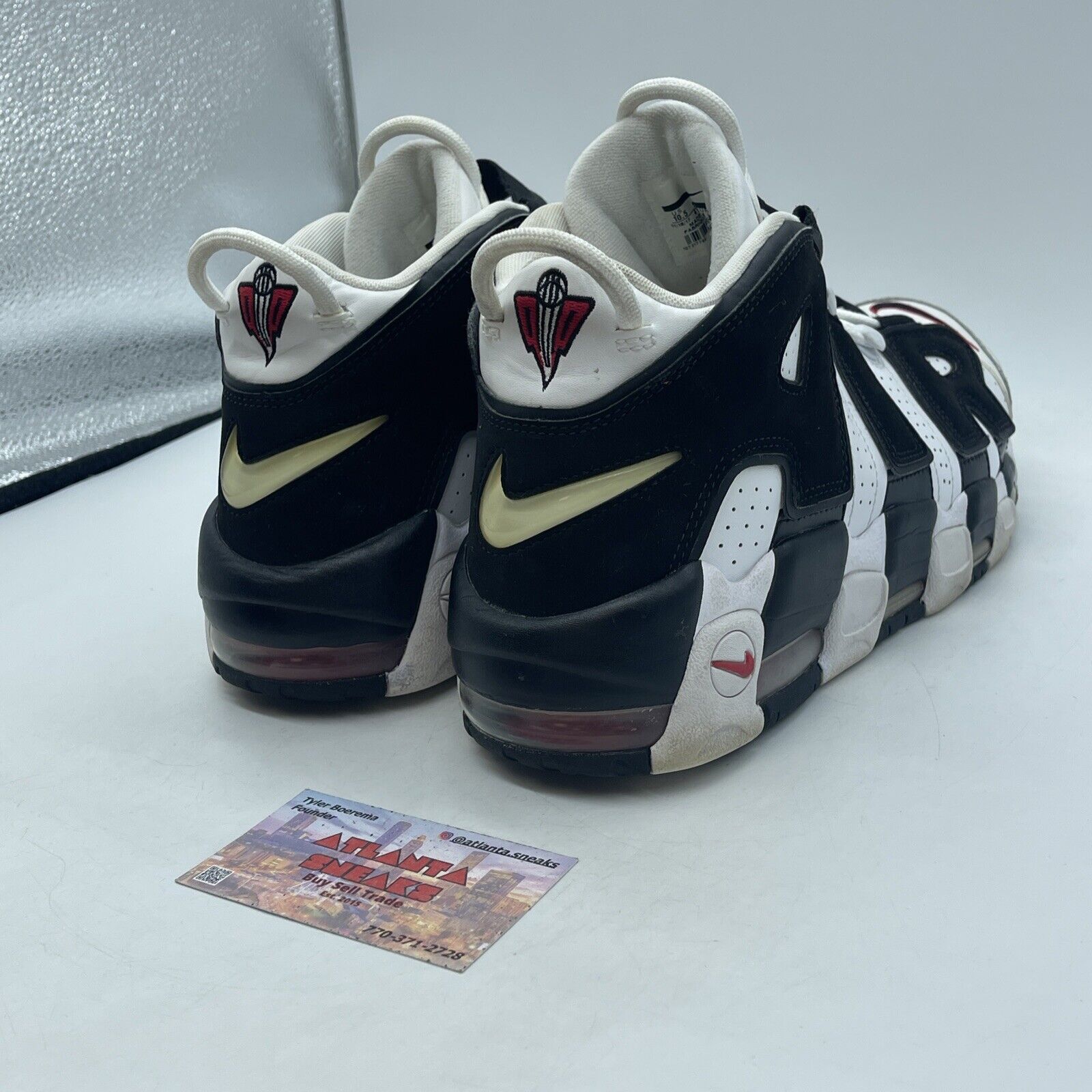 Size 10.5 - Nike Air More Uptempo Scottie Pippen White Leather  (414962-105)