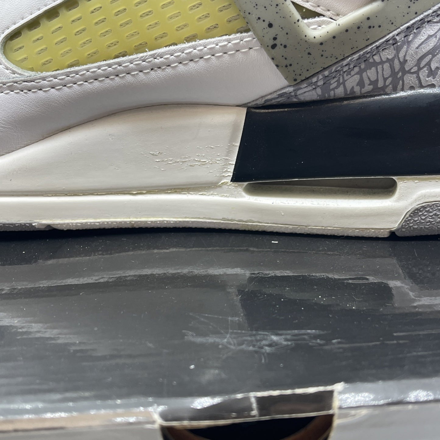 Size 10.5 - Jordan Spizike Cement Grey White Grey Suede Leather (315371-101)