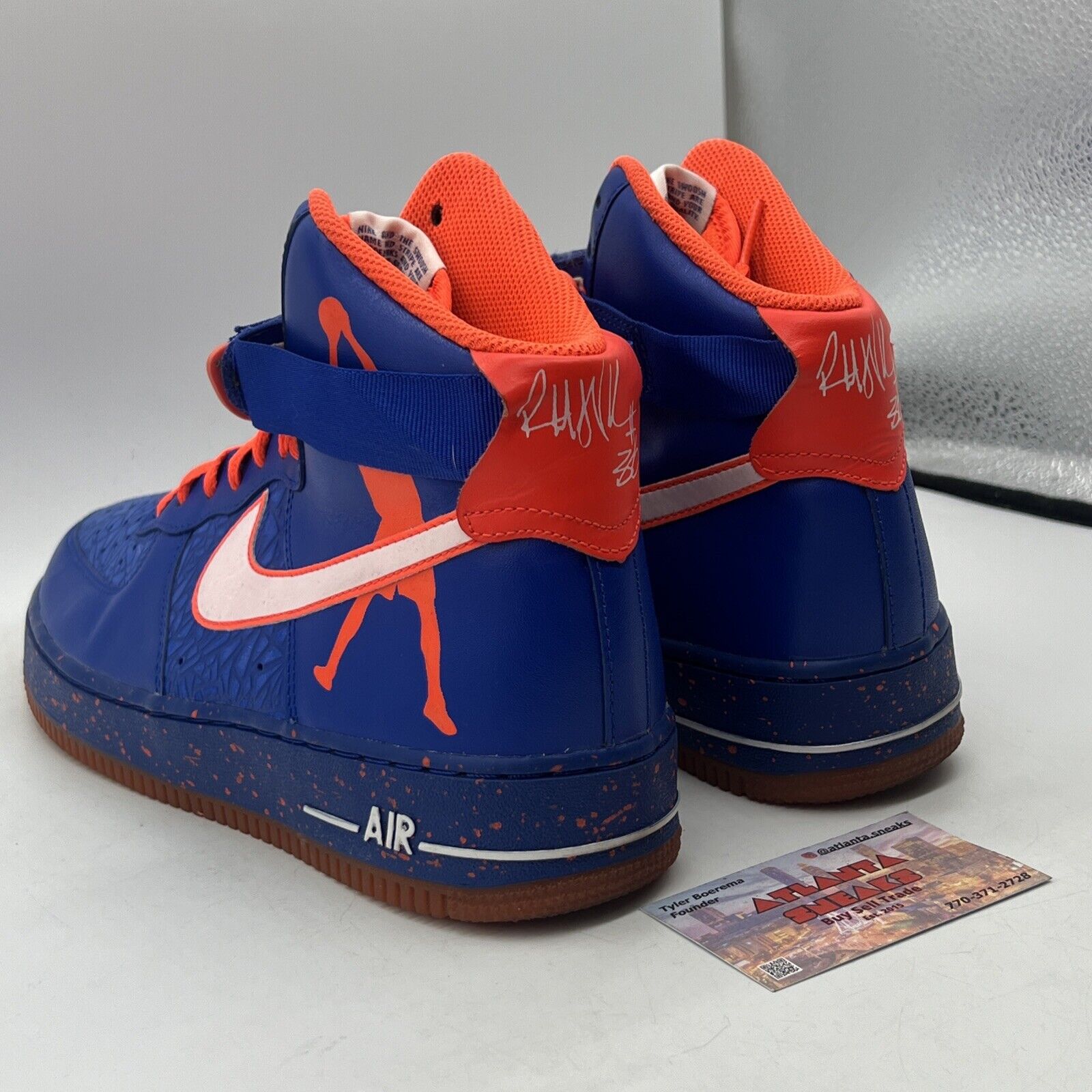 Size 10 - Nike Air Force 1 CMFT Premium QS High Rasheed Wallace Blue 624185-400