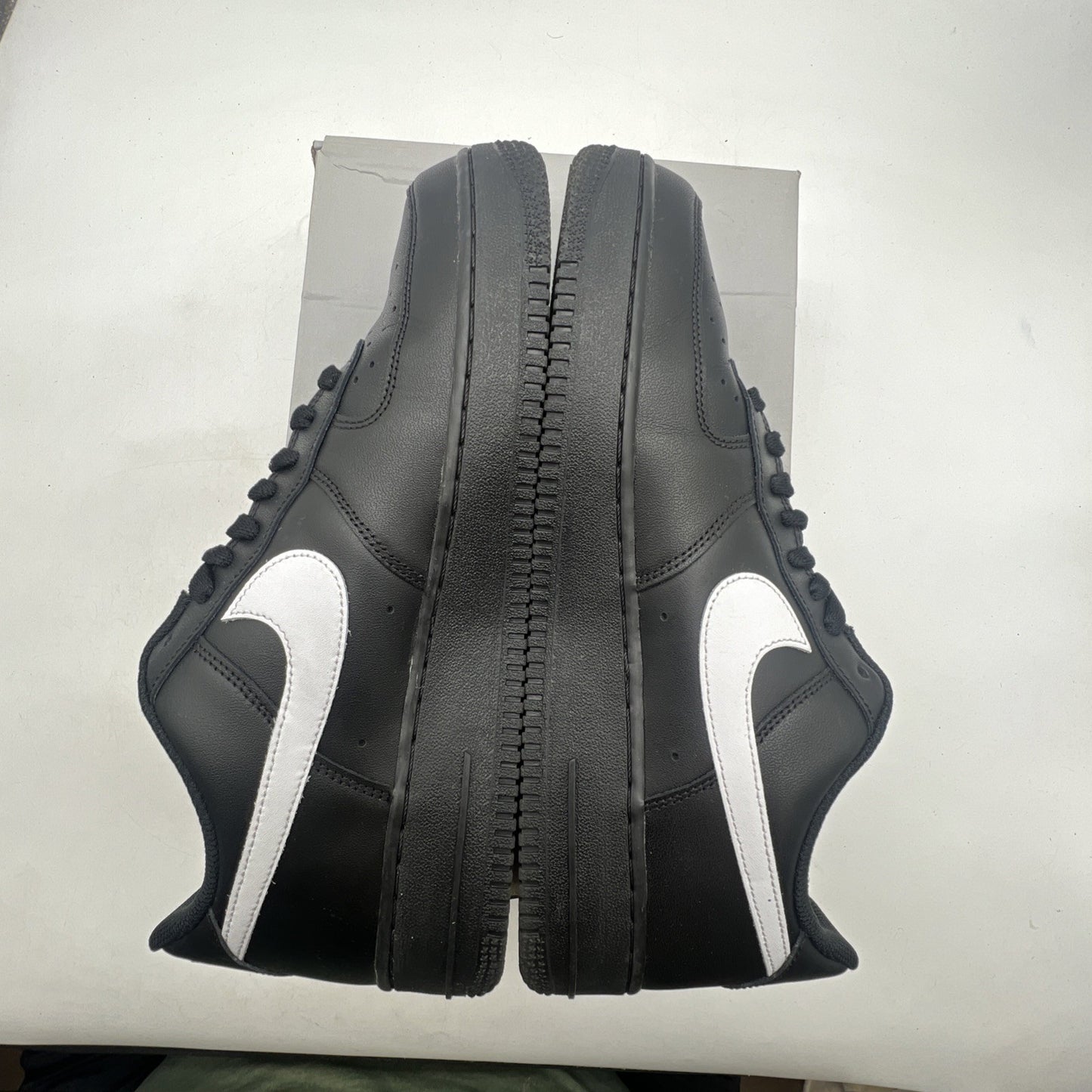 Size 10.5 - Nike Air Force 1 '07 Black White (FZ0627-010)
