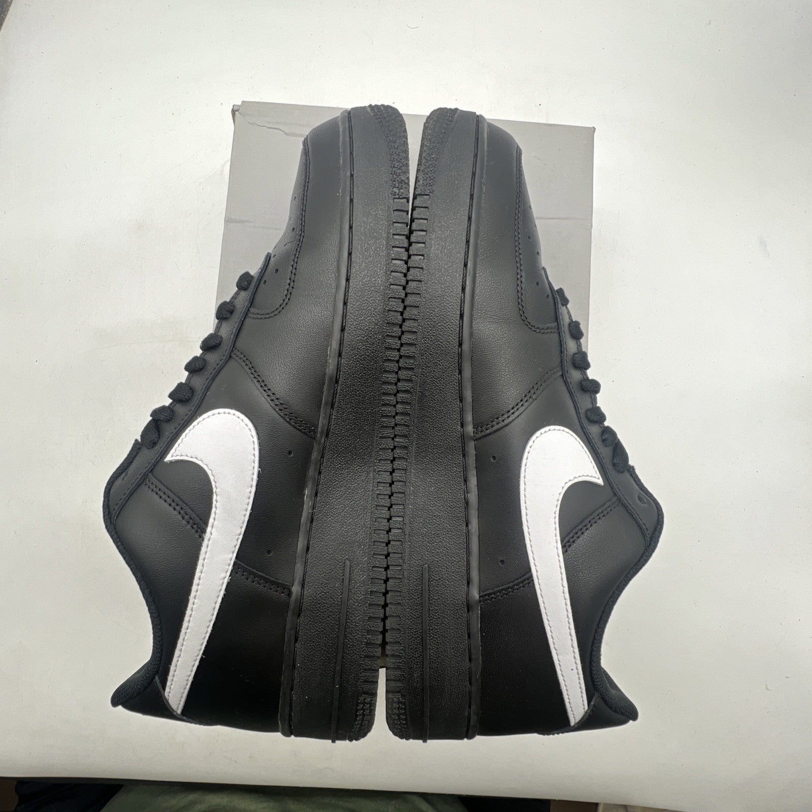 Size 10.5 - Nike Air Force 1 '07 Black White (FZ0627-010)