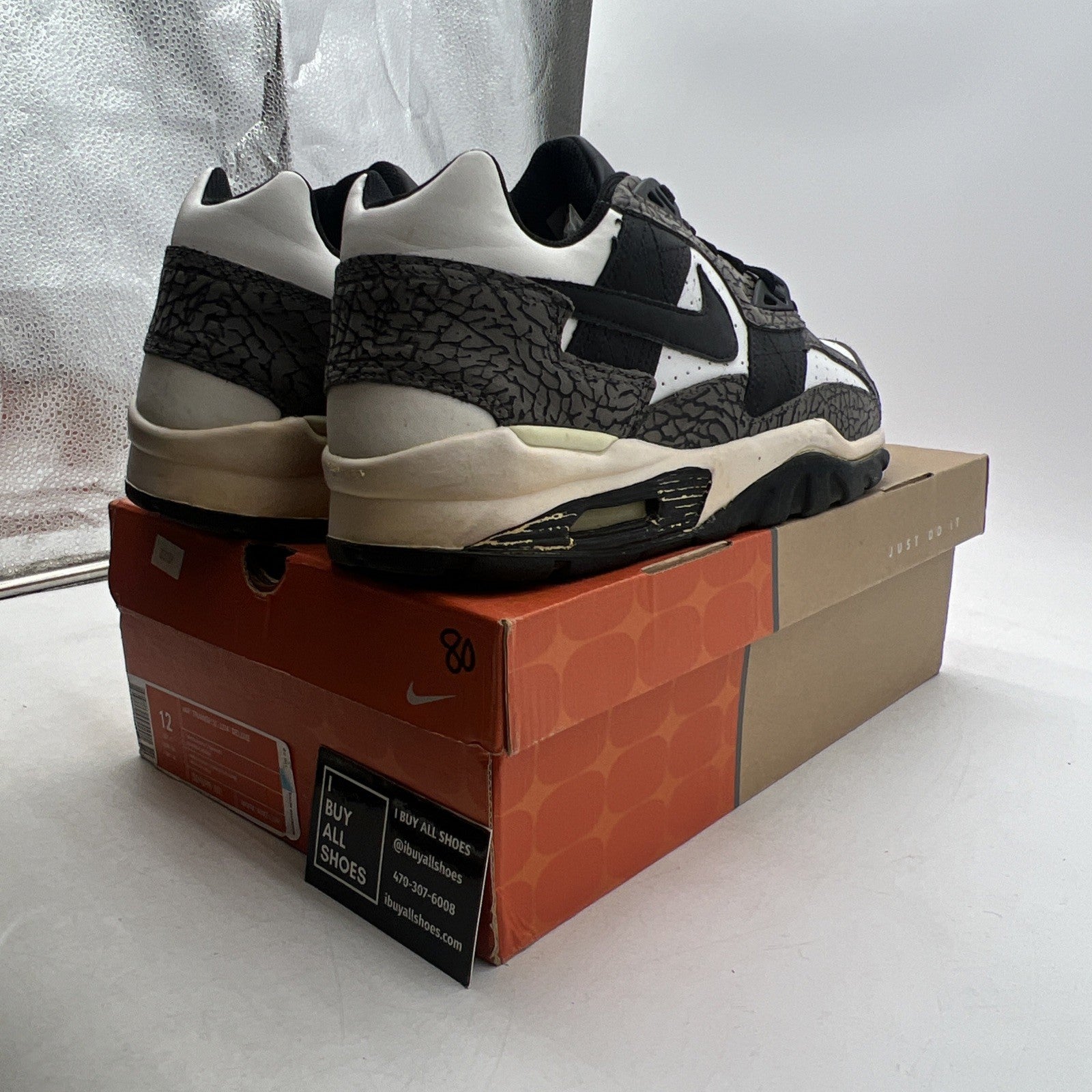 Size 12 - Nike Air Trainer Sc Deluxe Low White (309099-101)
