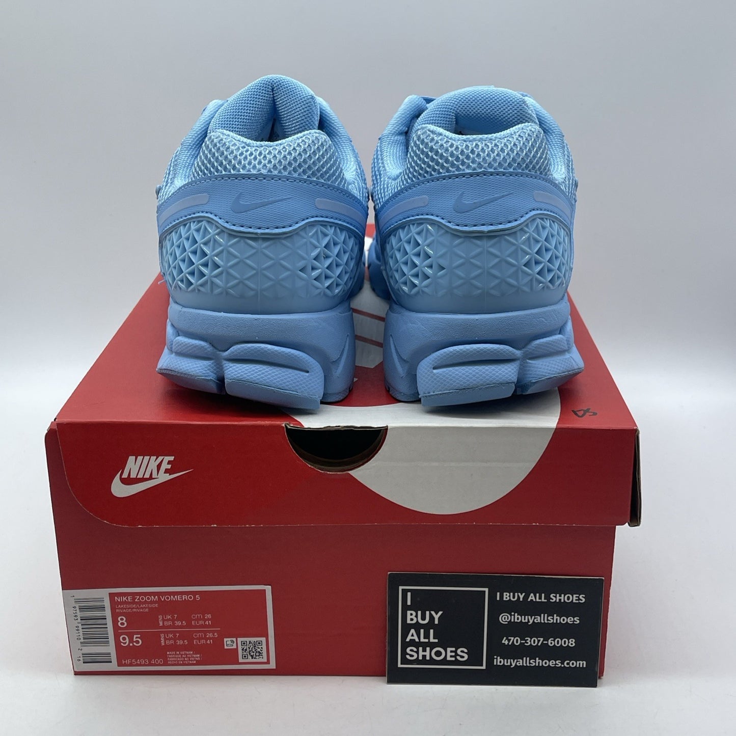 Size 8 - Nike Air Zoom Vomero 5 Lakeside Blue Suede Leather (HF5493-400)