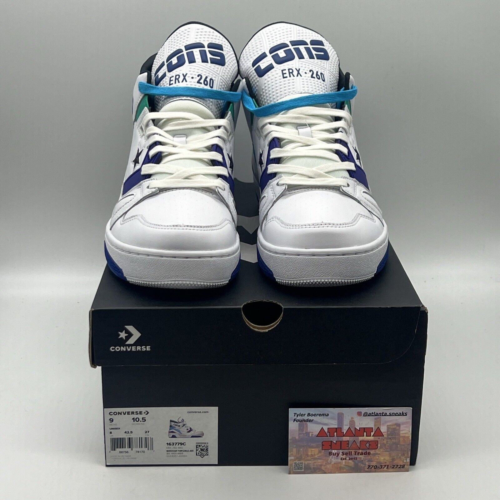 Size 9 - Converse Don C x ERX-260 Jewel Mid Charlotte Hornets Brand New Og All