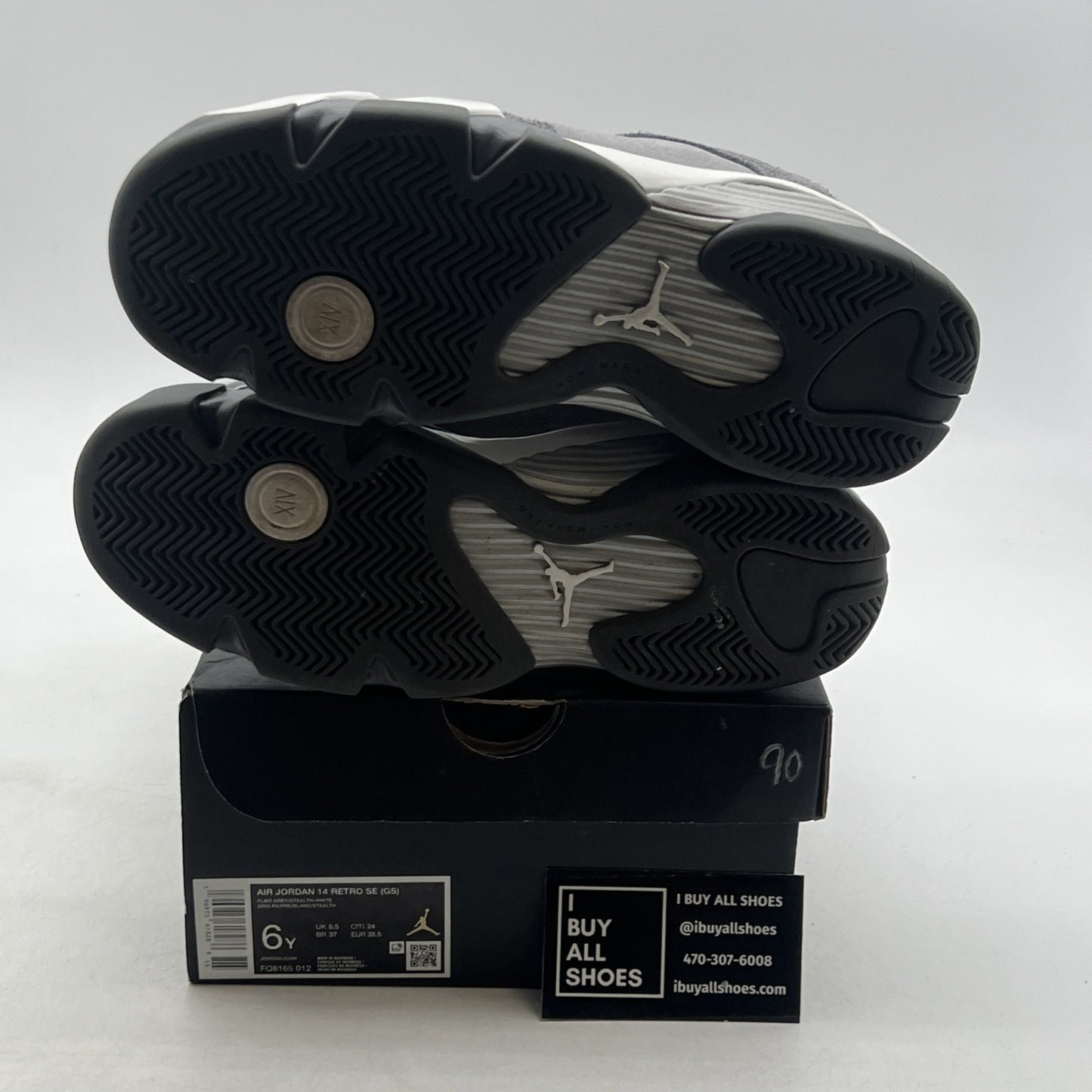 Size 6Y - Air Jordan 14 Retro Flint Grey (FQ8165-012)