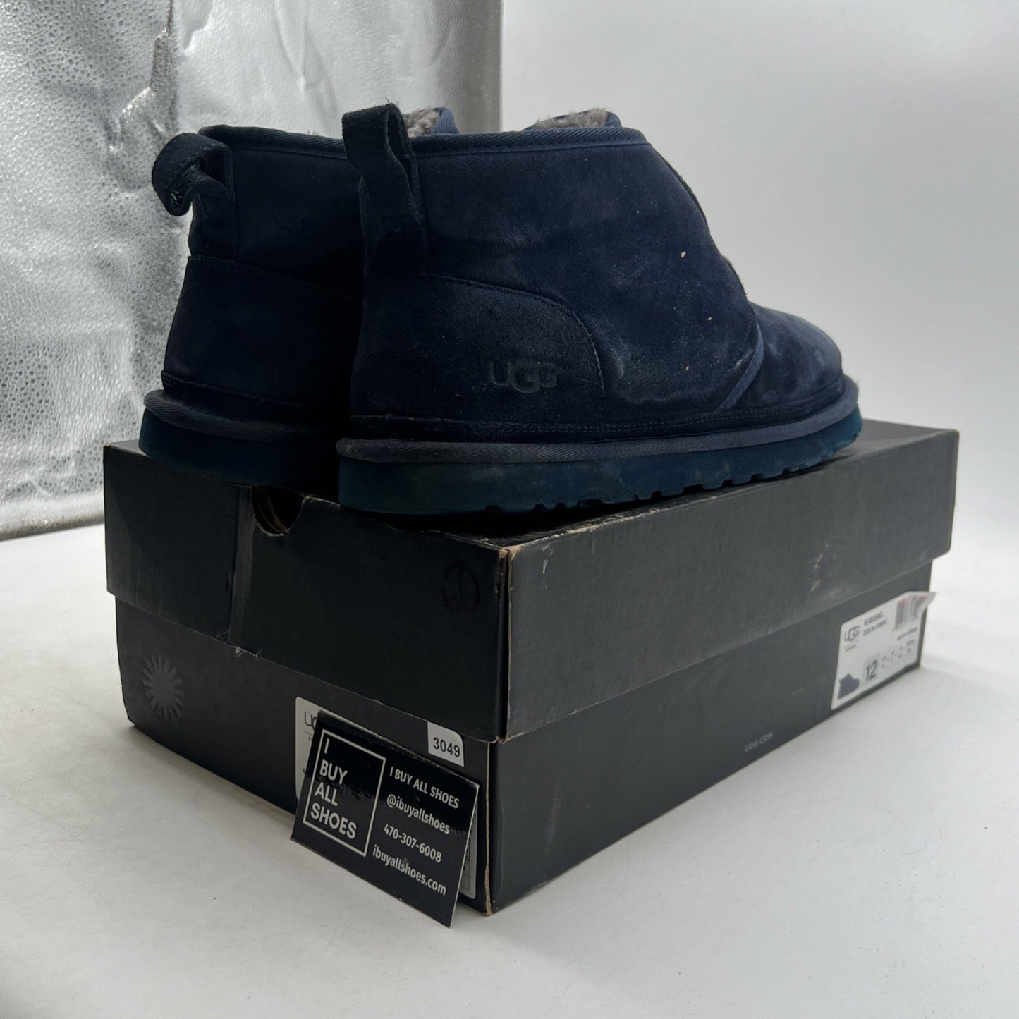 Size 12 - UGG Neumel Men's Boot Navy (3236 M/NWNV)