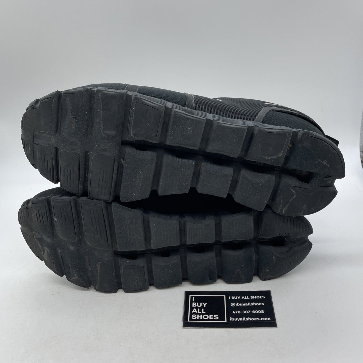 Size 11 -  On Cloud 5 Waterproof Black Silver