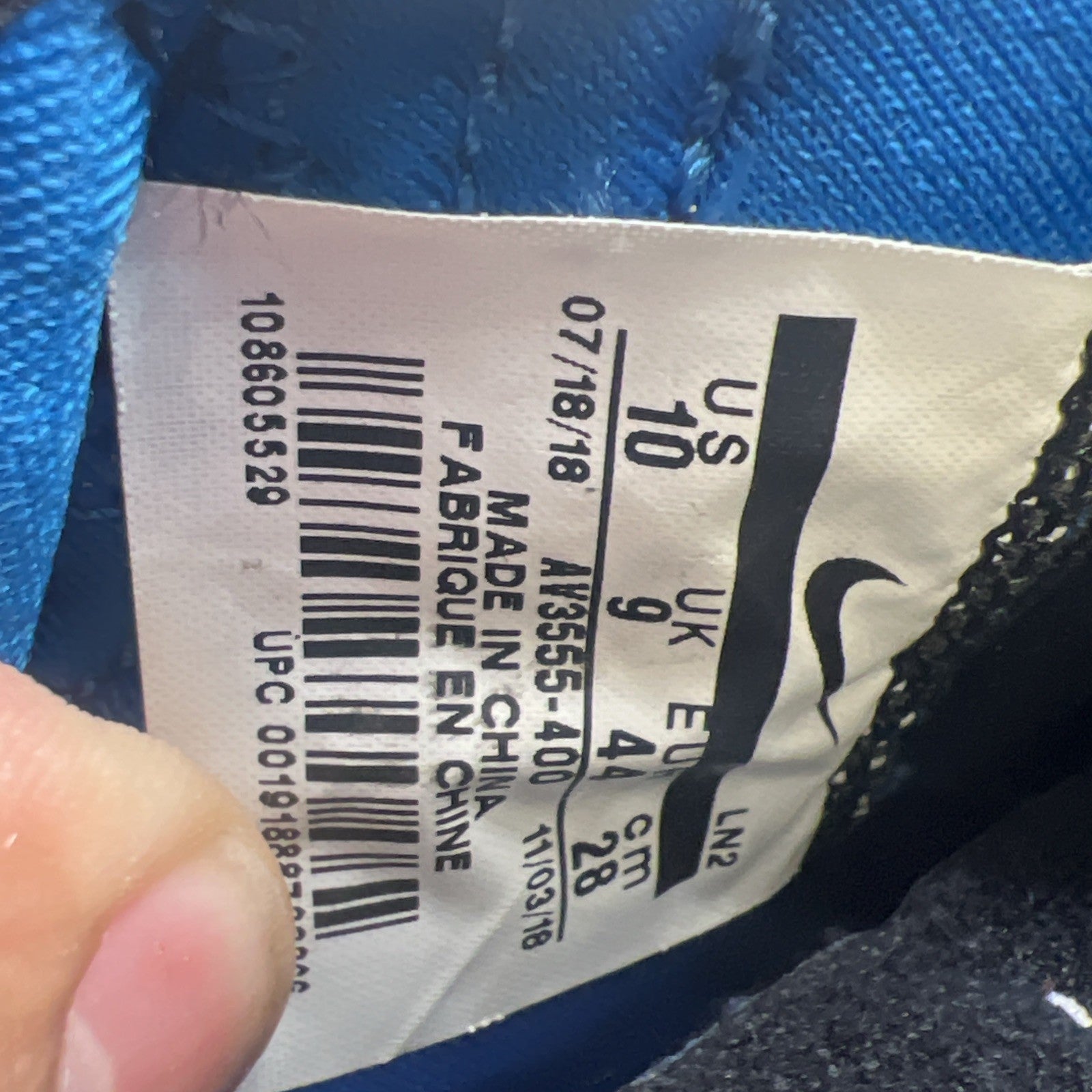 Size 10 - Nike Kobe A.D. 2018 Military Blue (AV3555-400)