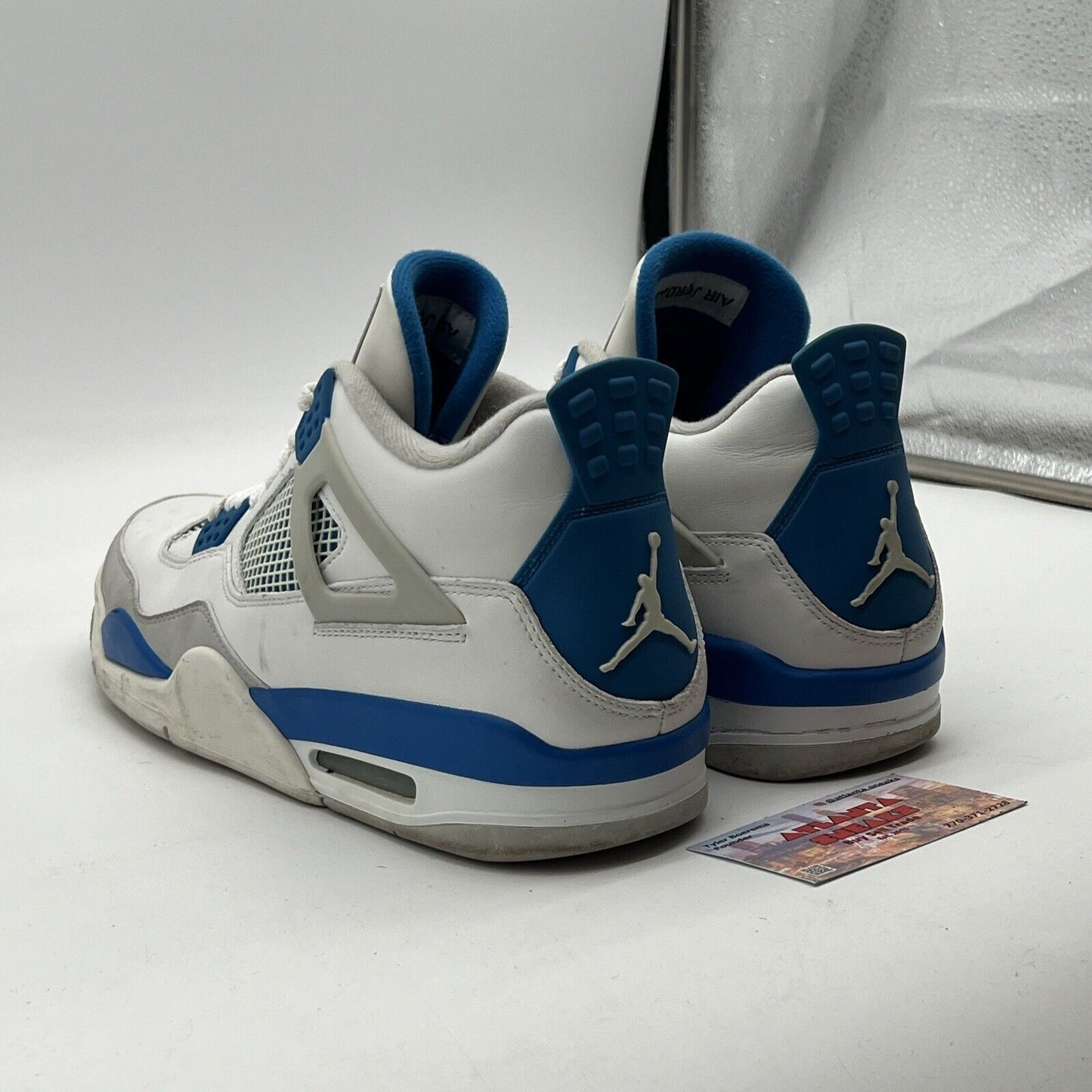 Size 12 - Air Jordan 4 Retro Military Blue 2012 (308497-105)