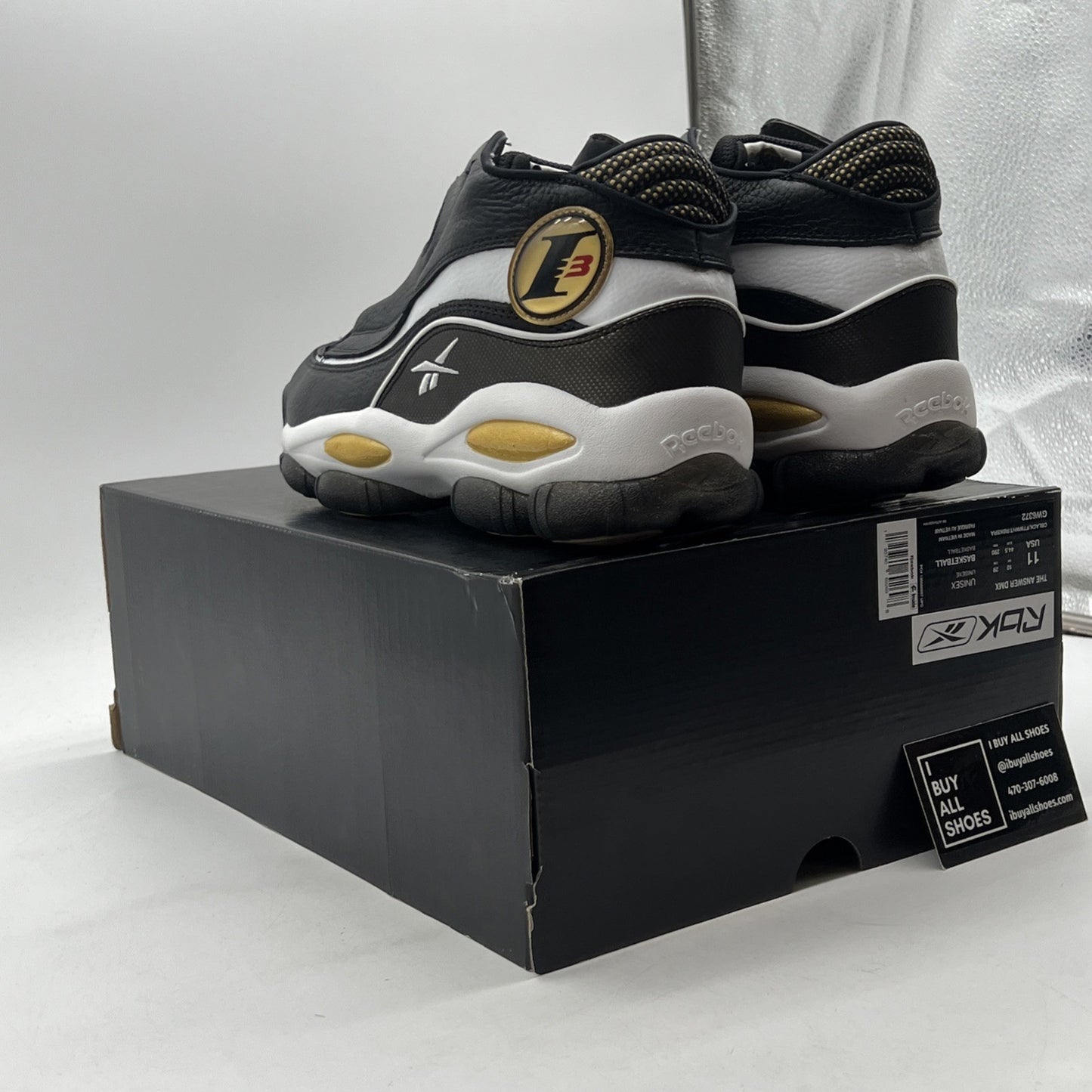 Size 11 - Reebok The Answer DMX Basketball Retro Shoes (GW6372)