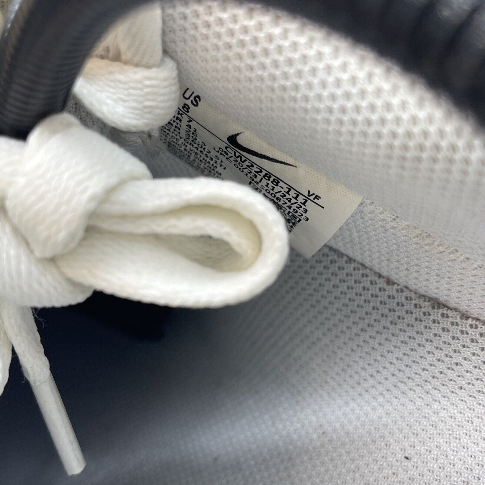 Size 8 - Nike Air Force 1 '07 Low Triple White Leather Suede (CW2288-111)