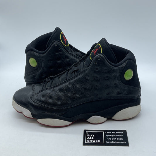 Size 10.5 - Air Jordan 13 Retro 2011 Playoff Black Suede Leather (414571-001)