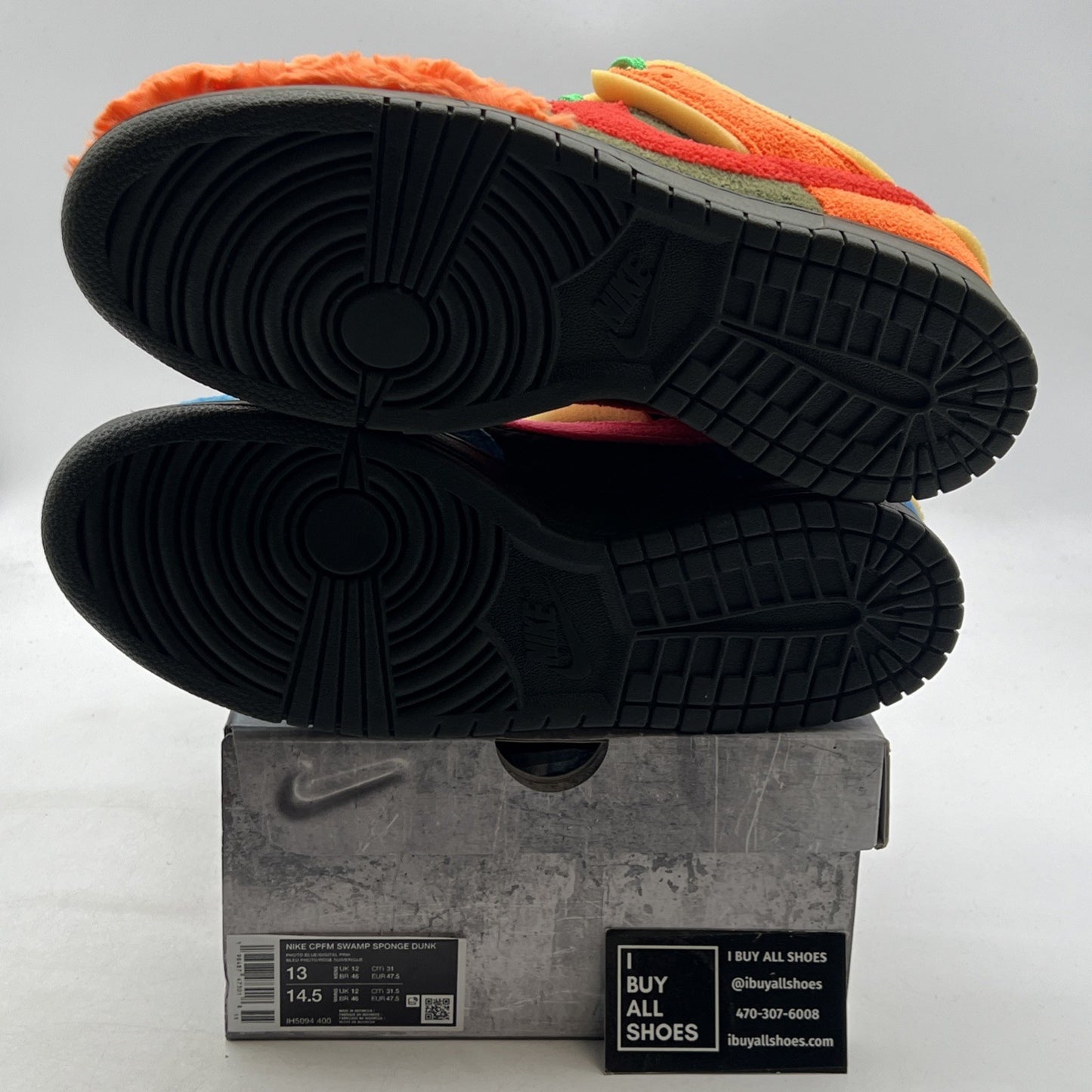 Size 13 - Cactus Plant Flea Market x Nike Dunk Low Swamp Sponge Pack - Photo