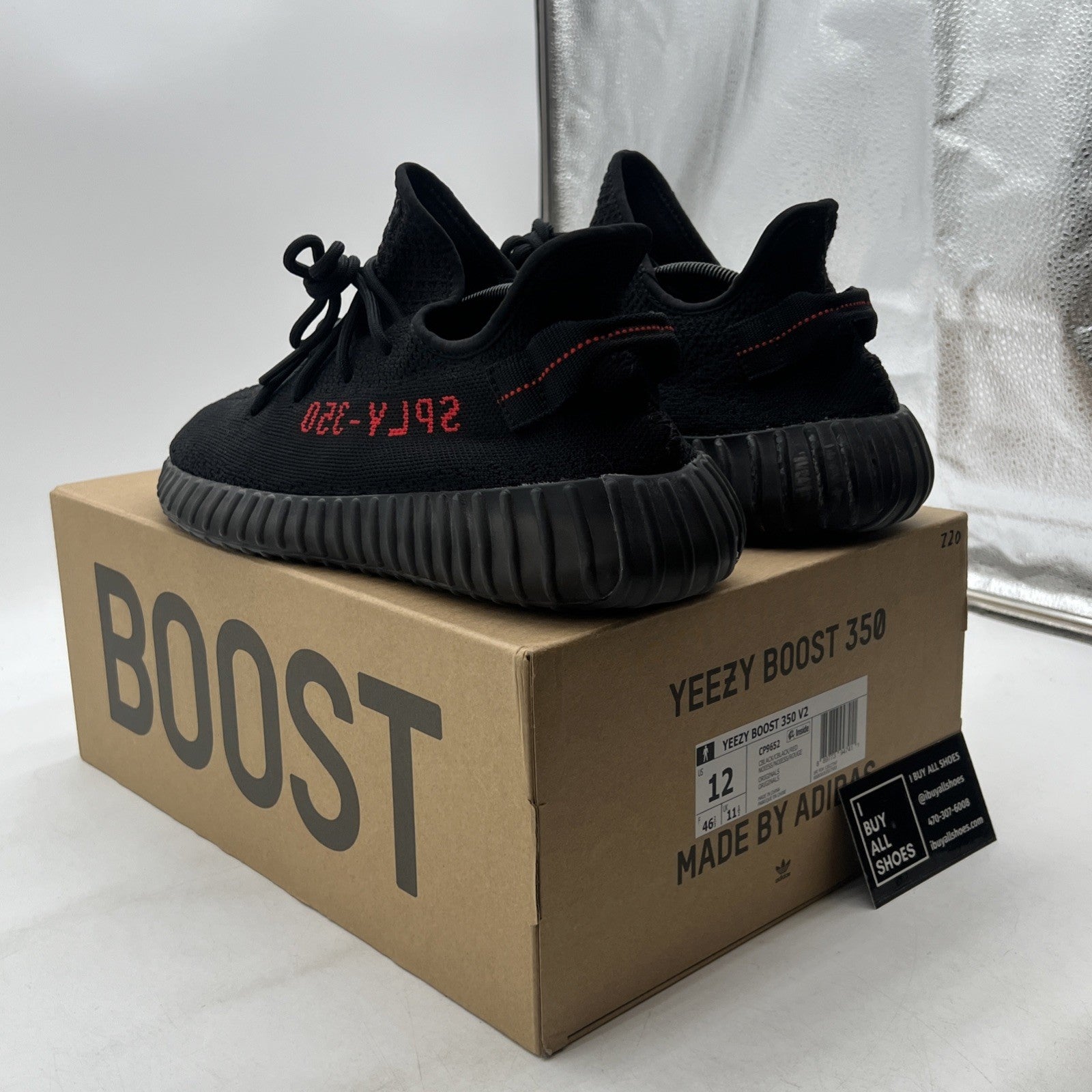Size 12 - adidas Yeezy Boost 350 V2 Low Bred (CP9652)
