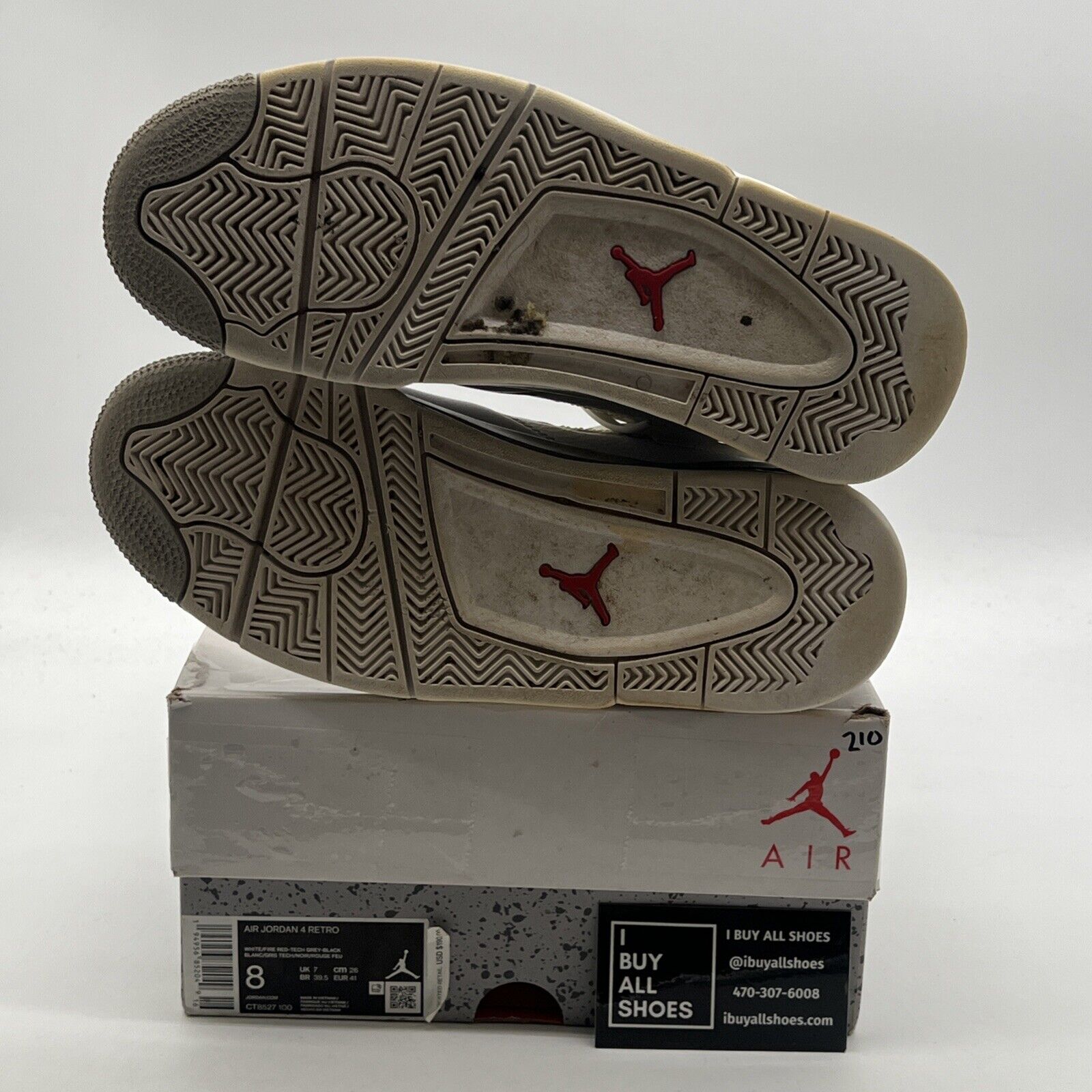Size 8 - Air Jordan 4 Retro Mid White Oreo (CT8527-100)