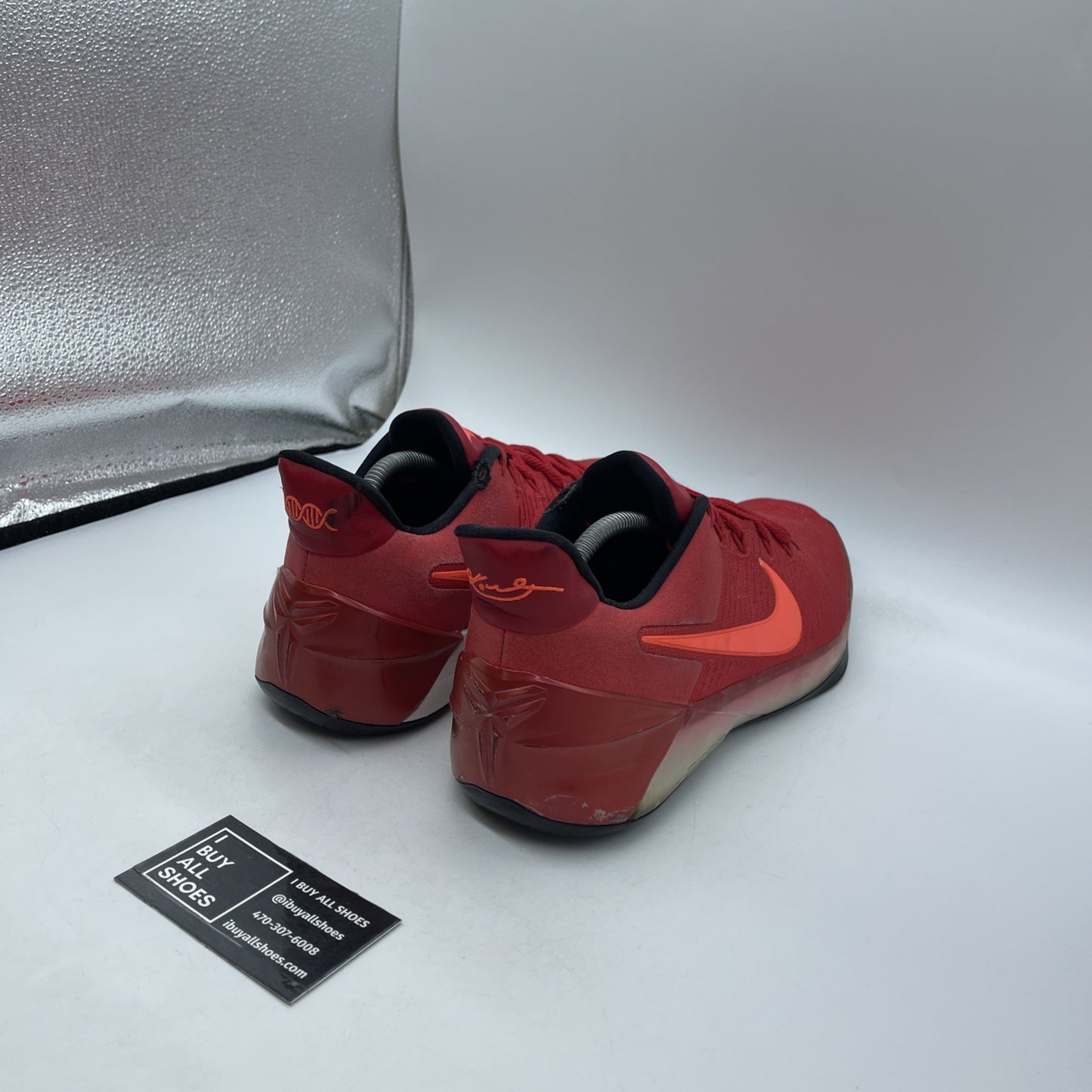 Size 12 - Nike Kobe A.D. University Red Black Suede Leather (852425-608)