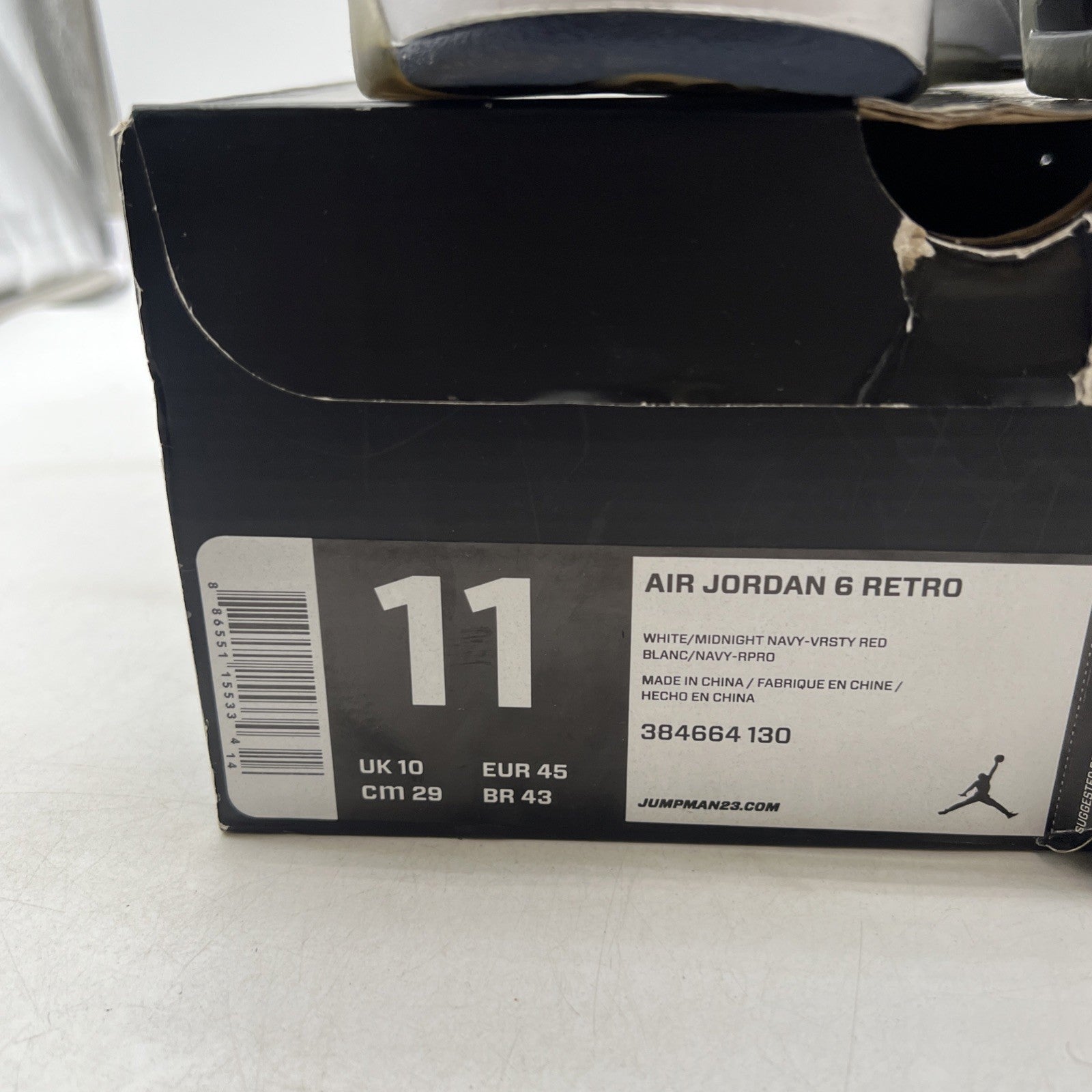 Size 11 - Air Jordan 6 Retro 2012 Olympic (384664-130)