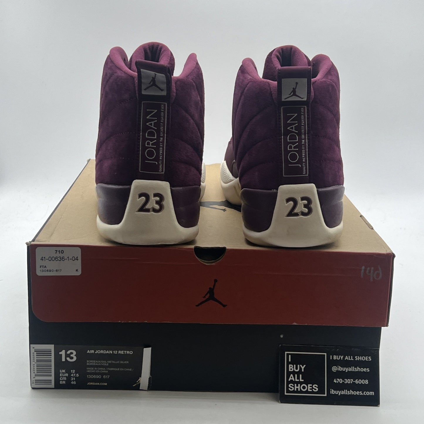 Size 13 - Air Jordan 12 Retro Bordeaux (130690-617)