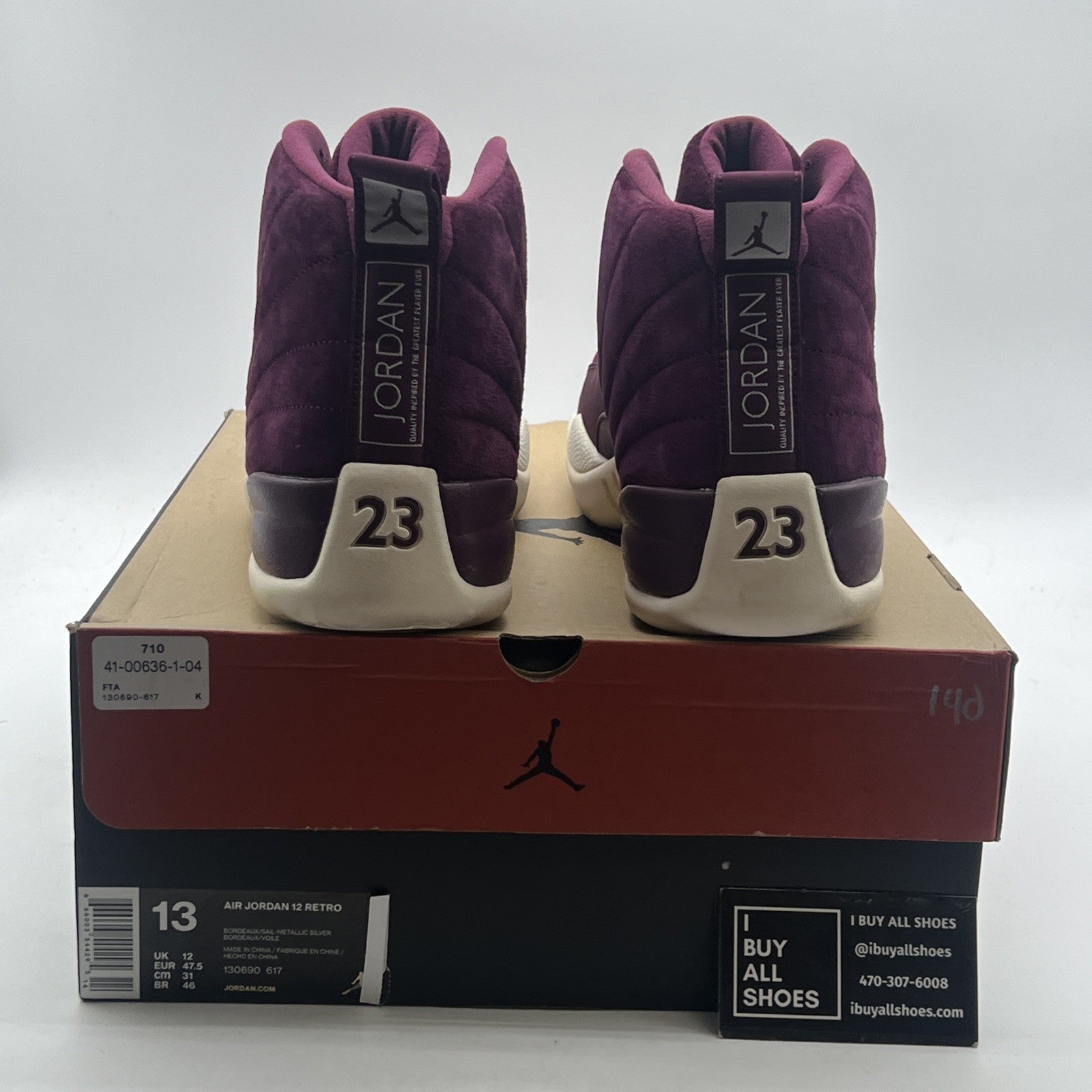 Size 13 - Air Jordan 12 Retro Bordeaux (130690-617)