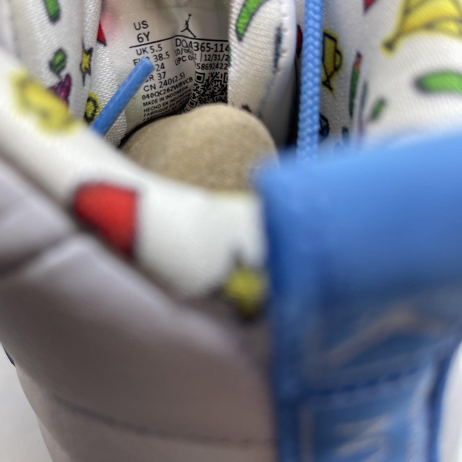 Size 6Y (GS) - Air Jordan 12 Retro Mid Emoji (DQ4365-114)