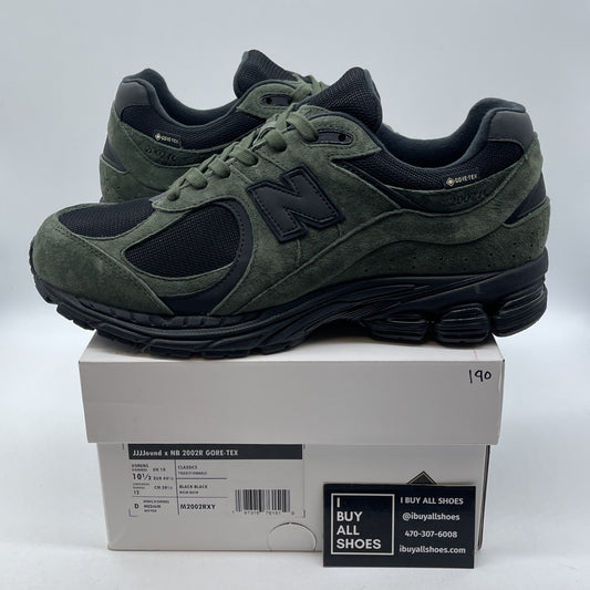 Size 10.5 - New Balance JJJJound x 2002R GORE-TEX Pine Green Black (M2002RXY)