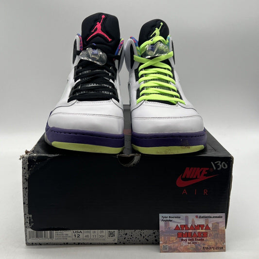 Size 12 - Jordan 5 Retro Alternate Bel-Air 2020 Purple Blue Leather (DB3335-100)