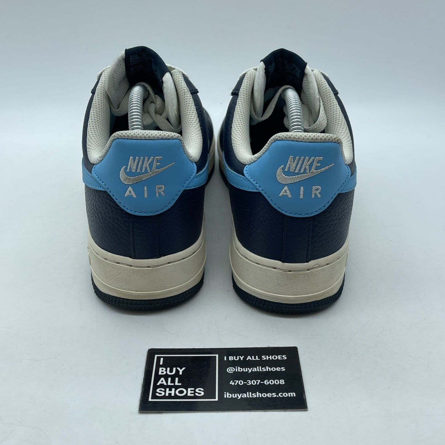 Size 9 - Nike Air Force 1 Low Armory Navy Baltic Blue White Leather (HJ9291-478)