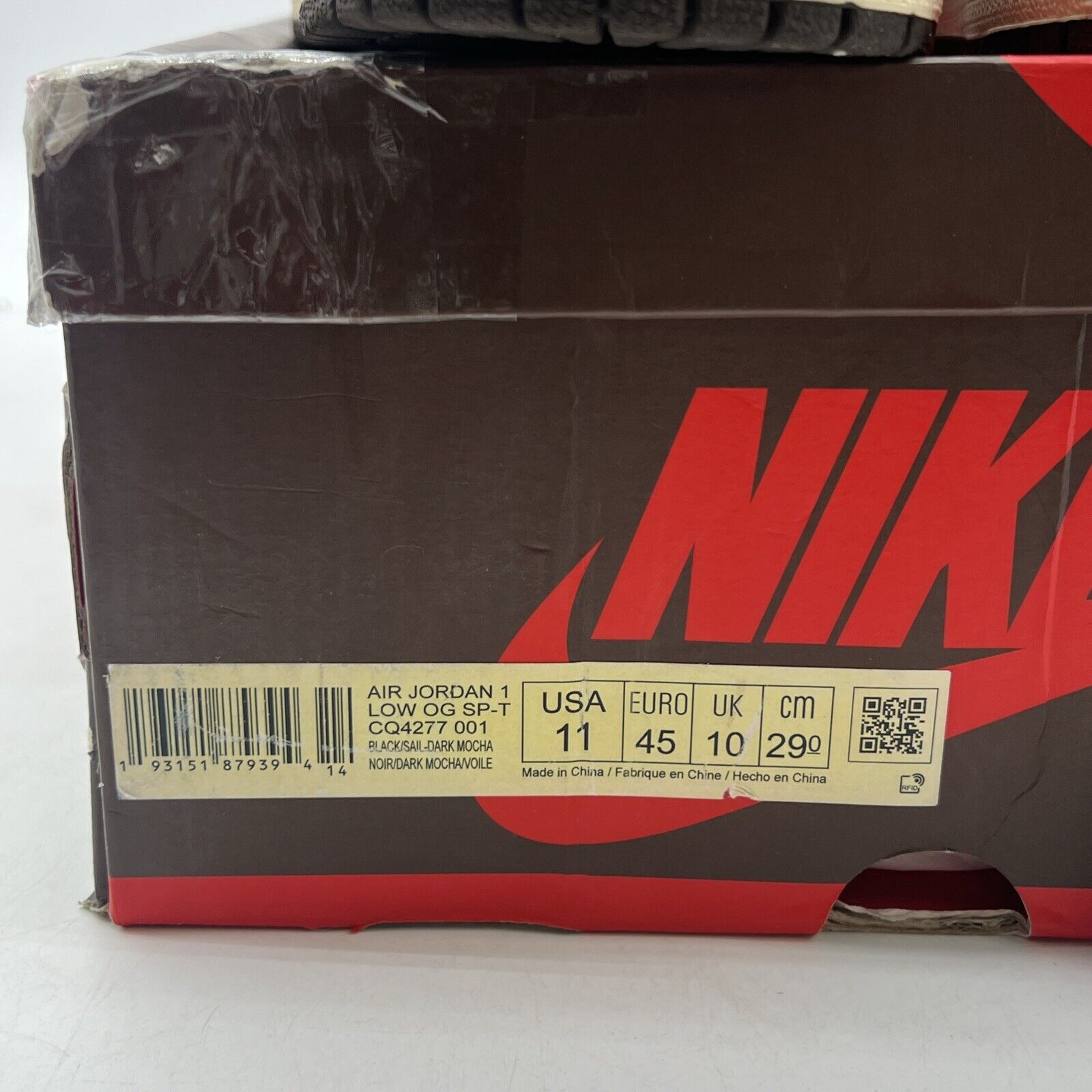 Size 11 - Air Jordan 1 x Travis Scott Low Mocha (CQ4277-001)