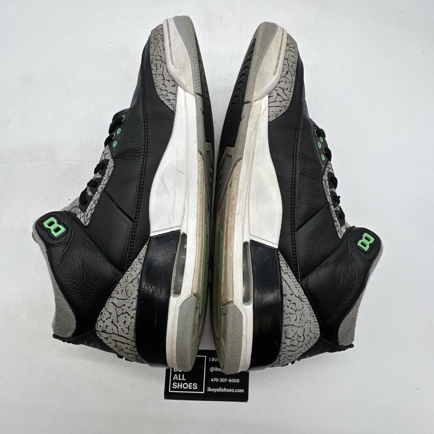 Size 12 - Air Jordan 3 Retro Green Glow (CT8532-031)