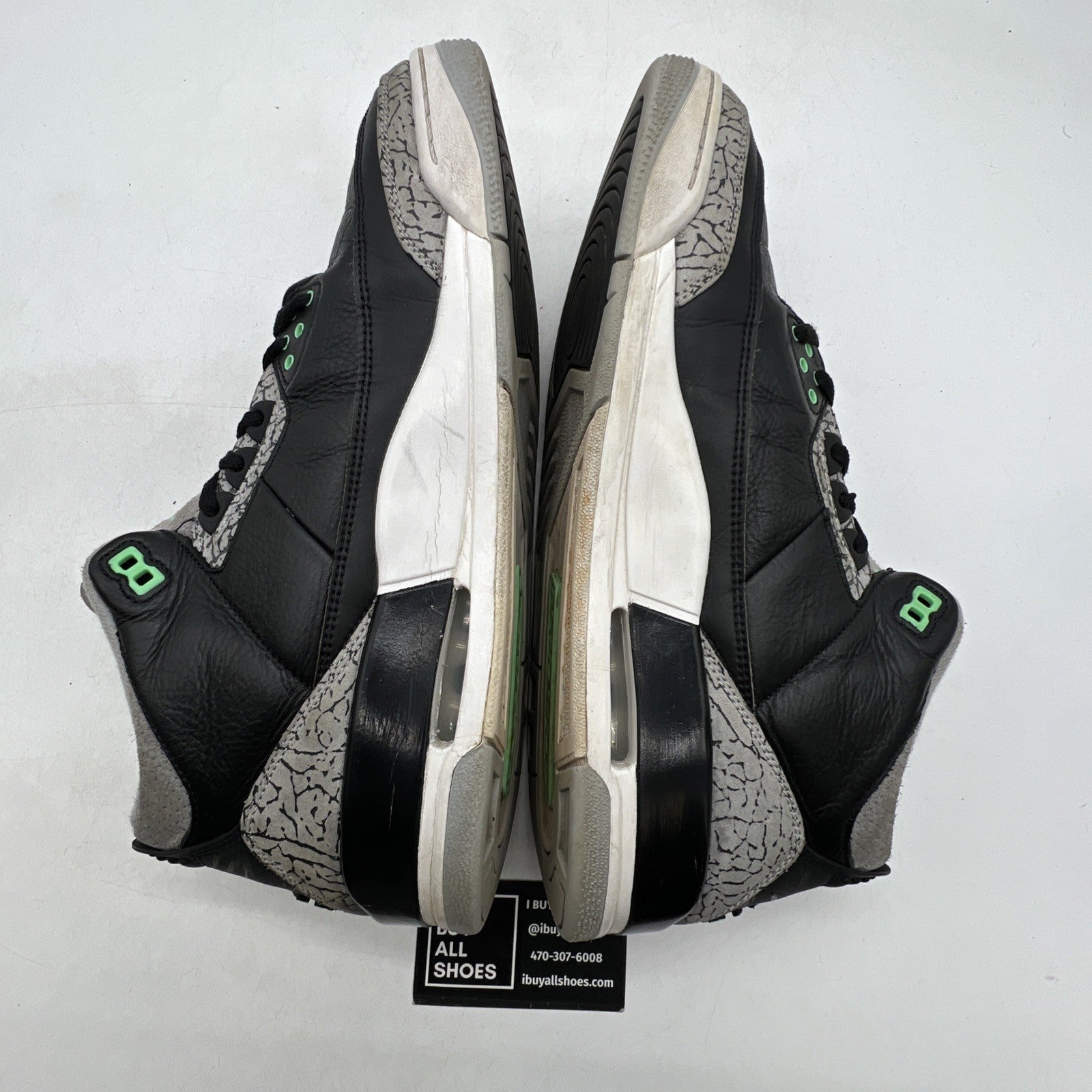 Size 12 - Air Jordan 3 Retro Green Glow (CT8532-031)