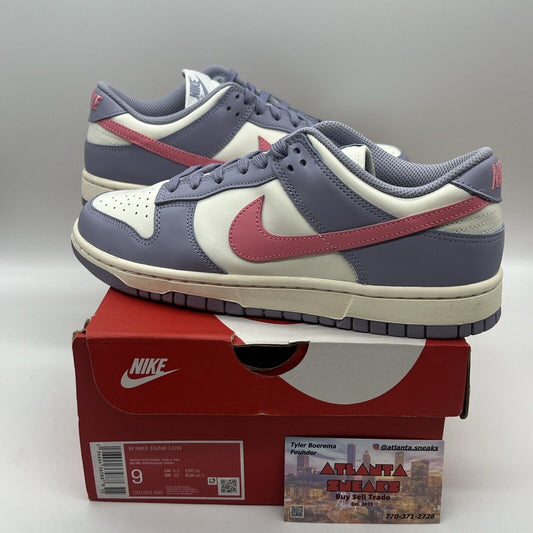 Size 9W/ 7.5M - Nike Dunk Low Indigo Haze Coral Chalk Womens (DD1503-500) NEW