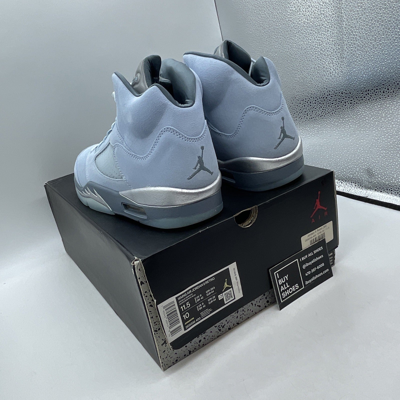 Size 11.5W - Air Jordan 5 Retro Blue Bird (DD9336-400)
