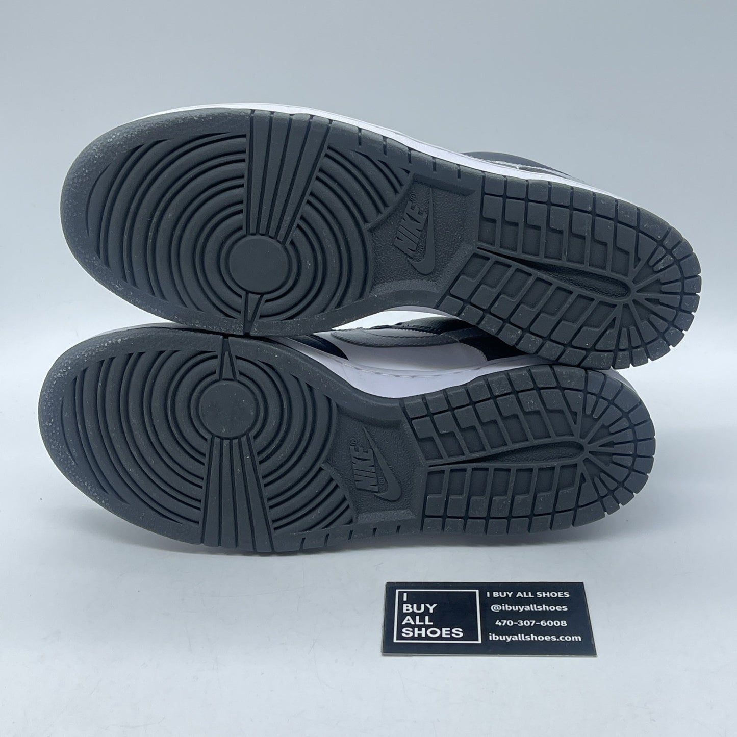 Size 9 - Nike Dunk Low Wolf Grey Light Obsidian Georgetown Youth W (318019-112)