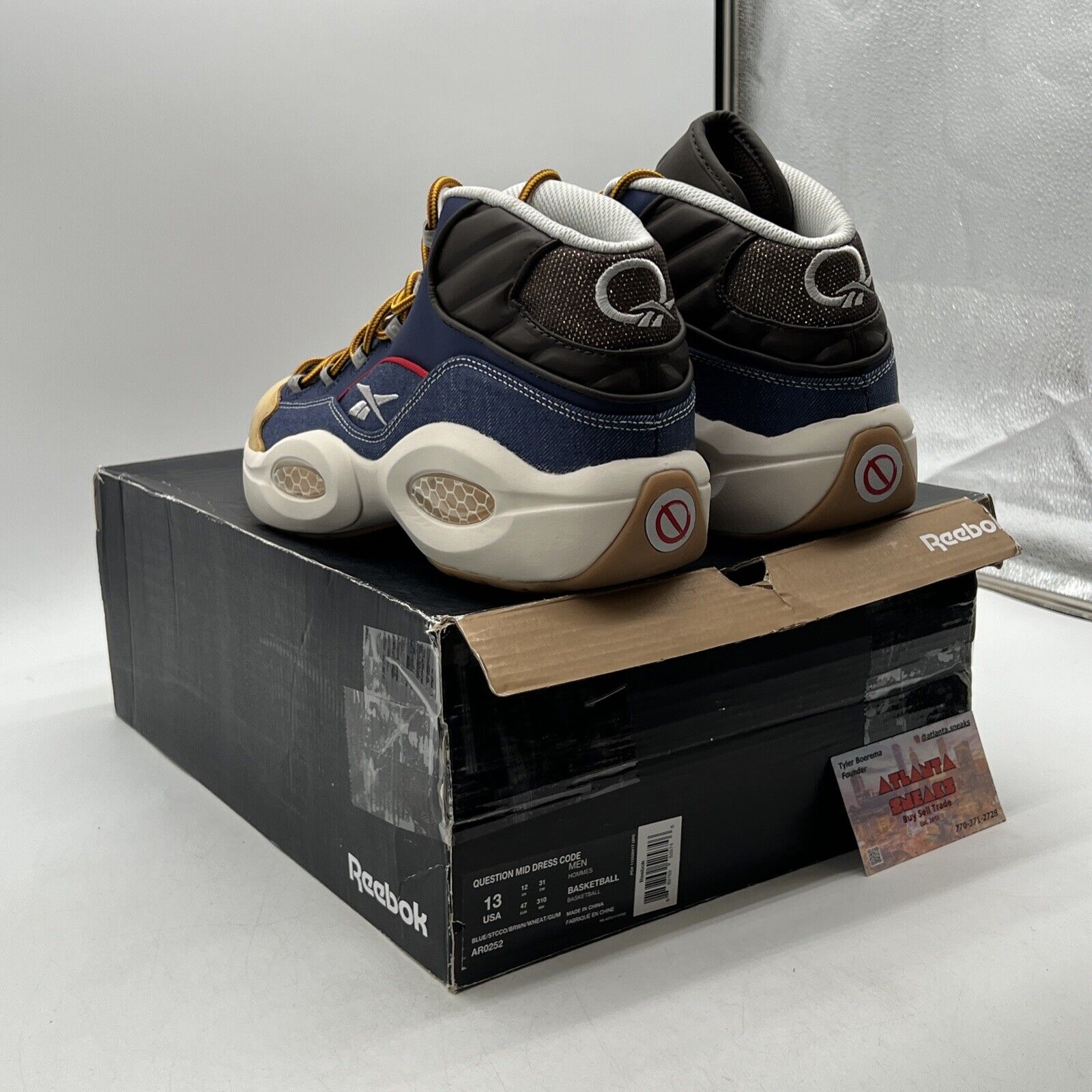 Size 13 - Reebok Question Mid Dress Code (AR0252)