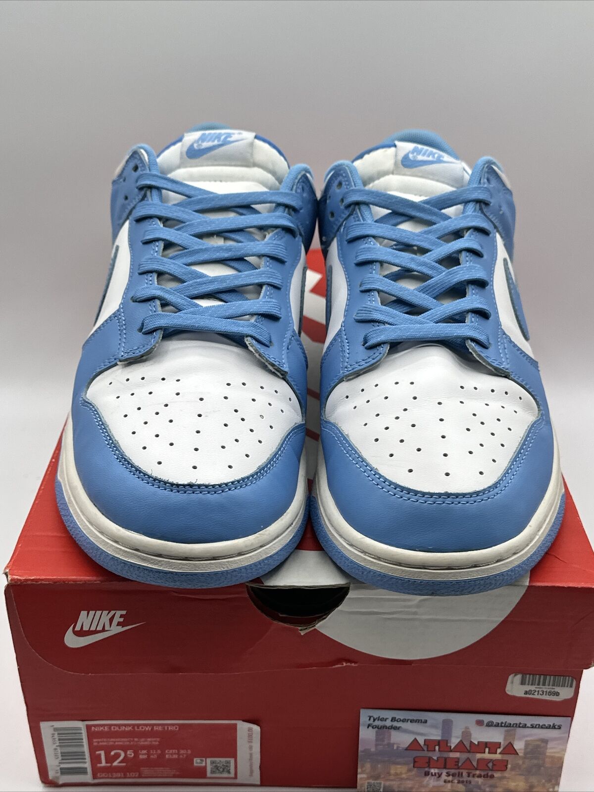 Size 12.5 - Nike Dunk Low University Blue