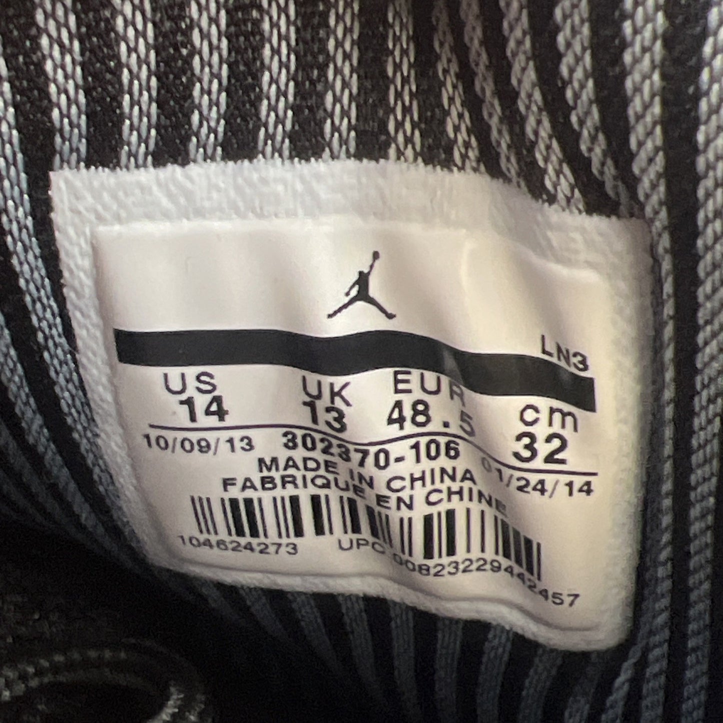Size 14 - Air Jordan 9 Retro Barons (302370-106)