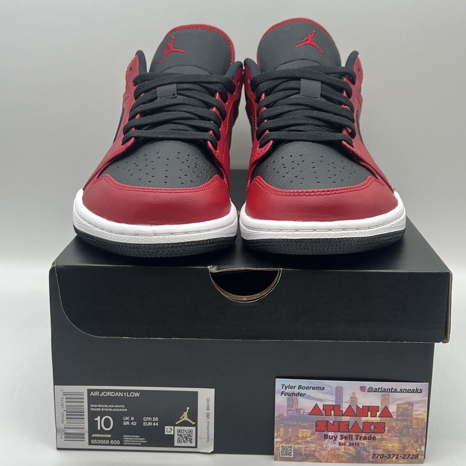 Size 10 - Jordan 1 Low Reverse Bred