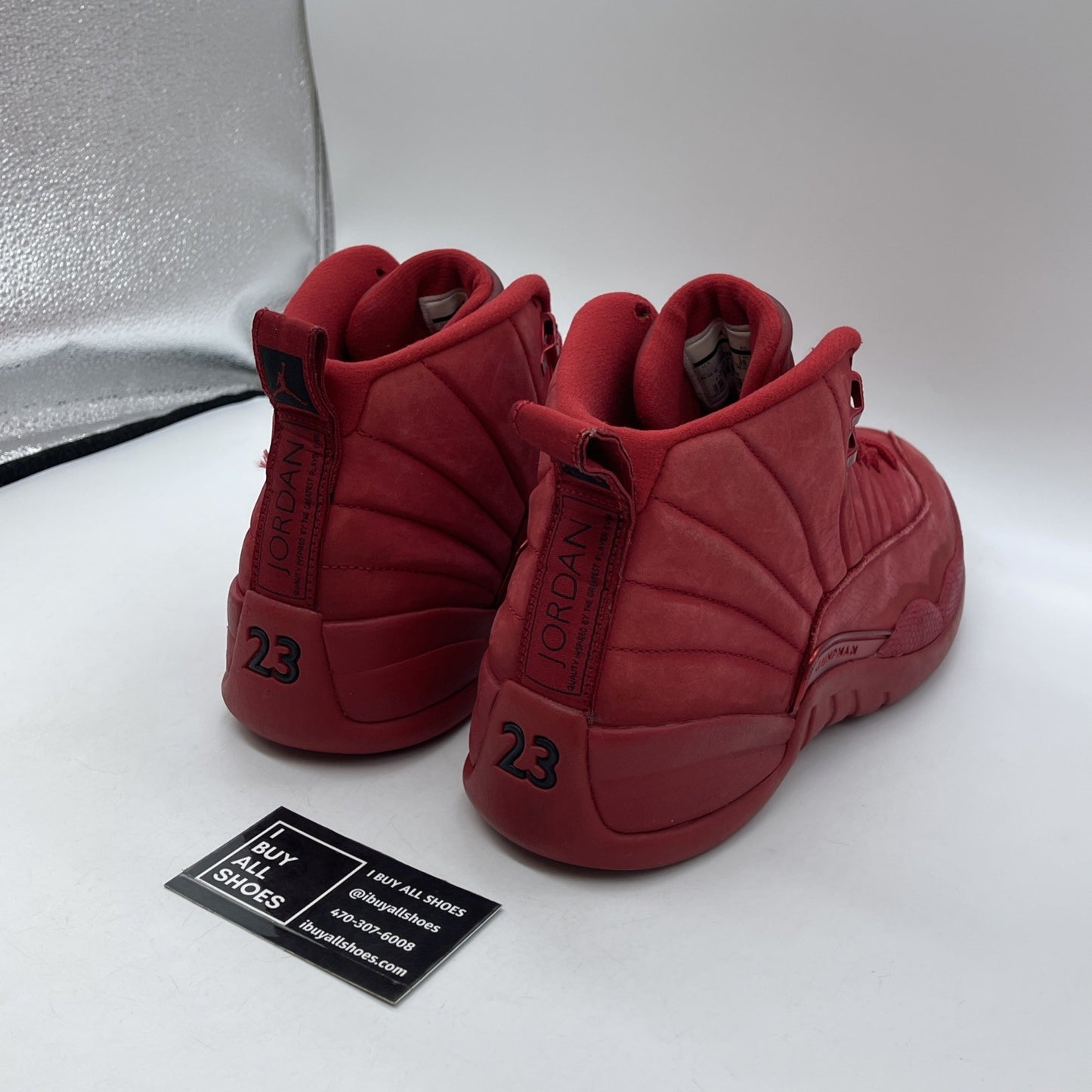 Size 12 - Air Jordan 12 Retro Gym Red Black Suede (130690-601)