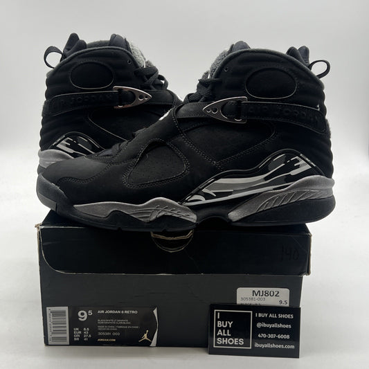 Size 9.5 - Air Jordan 8 Retro 2015 Chrome (305381-003)