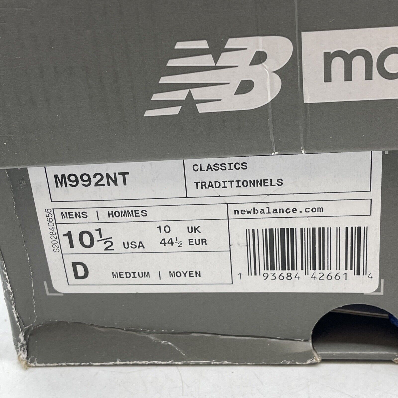 Size 10.5 - New Balance 992 Made in USA Tropical Blue Suede Leather (M992NT)