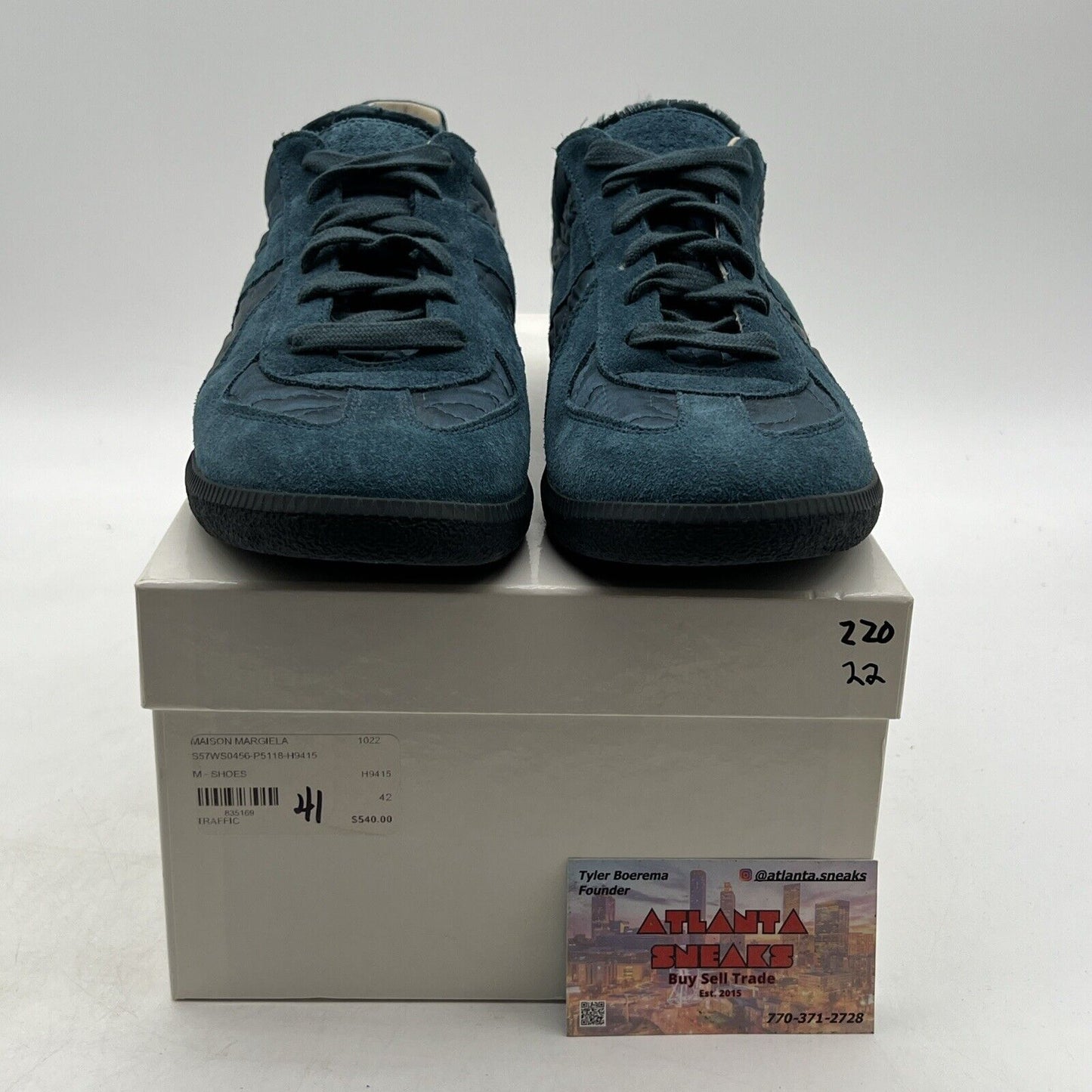 Size 9 - Maison Martin Margiela Padded Suede GAT Sneakers