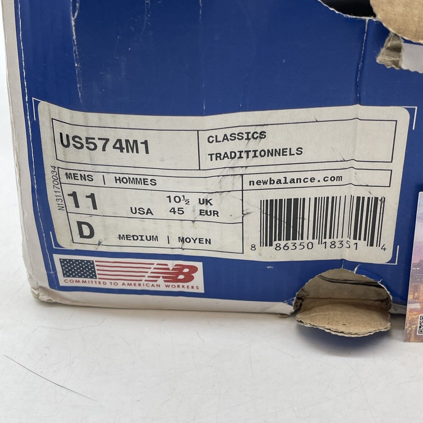 Size 11 - New Balance NB1 574 Custom Multicolor Brown Grey Suede (US574M1)